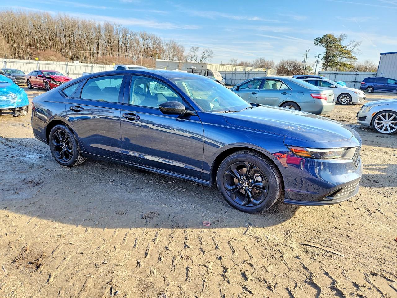 2025 Honda Accord Se Blue vin: 1HGCY1F40SA059487