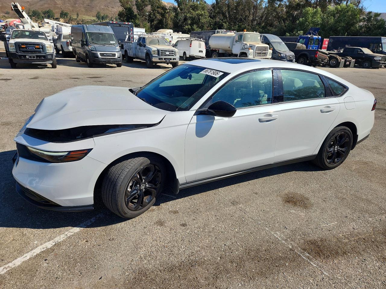 2025 Honda Accord Se White vin: 1HGCY1F41SA000688