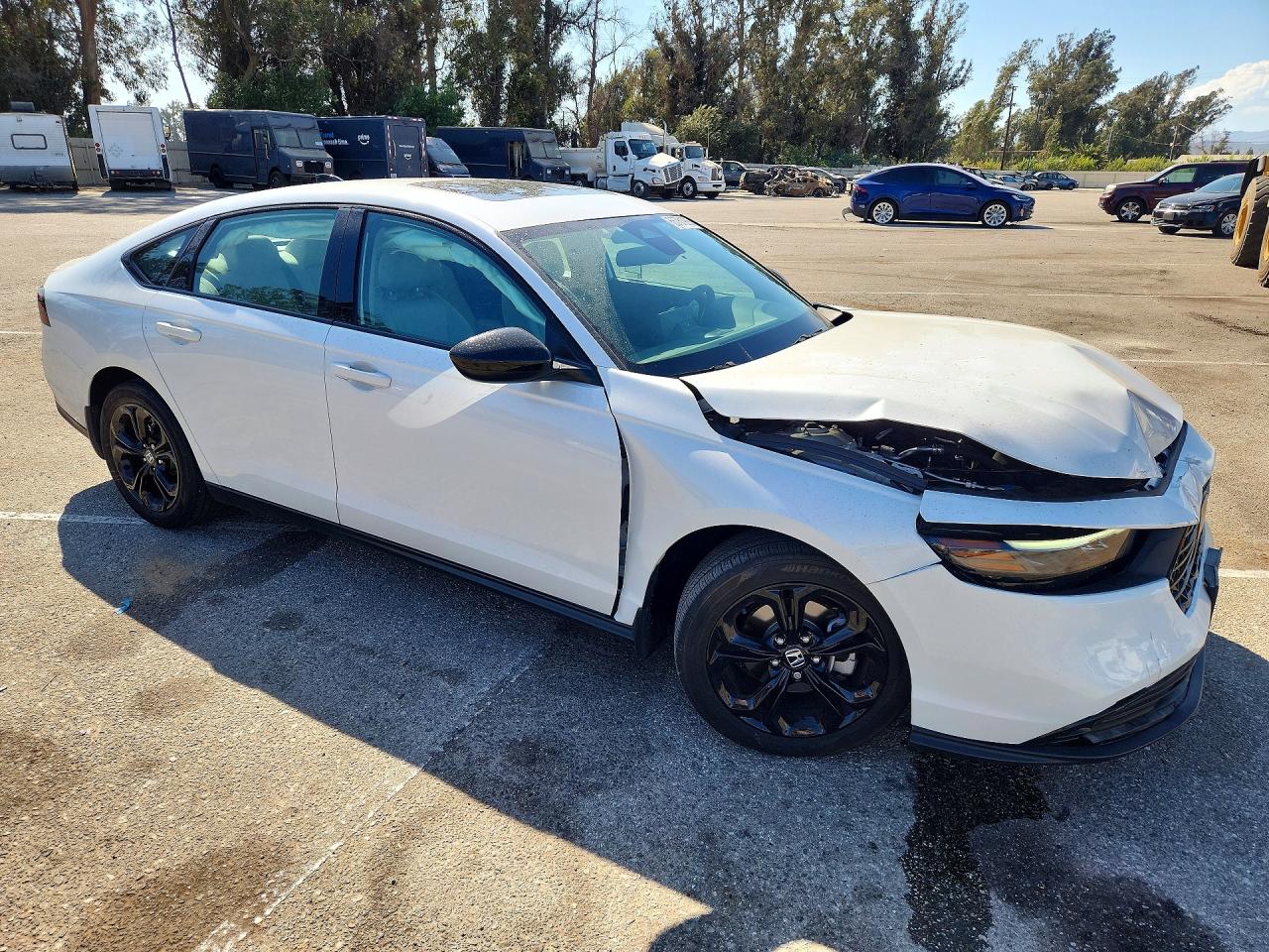 2025 Honda Accord Se White vin: 1HGCY1F41SA000688