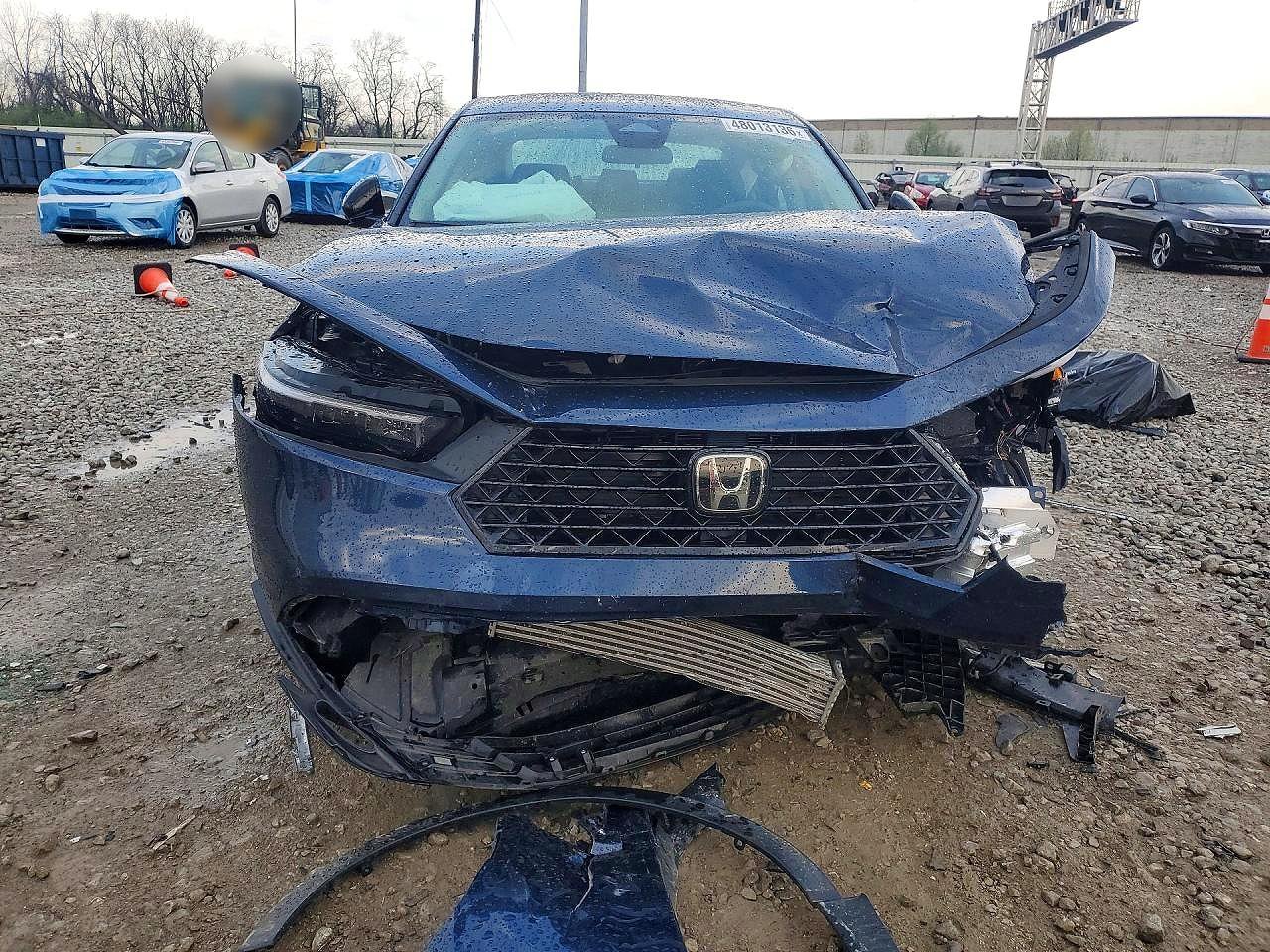 2025 Honda Accord Se Blue vin: 1HGCY1F43SA046605