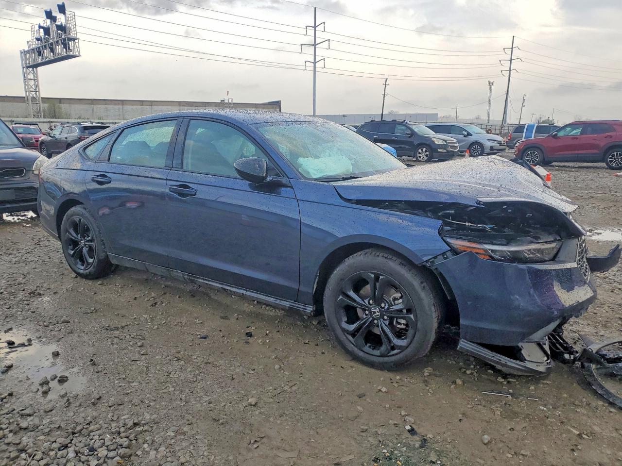 2025 Honda Accord Se Blue vin: 1HGCY1F43SA046605