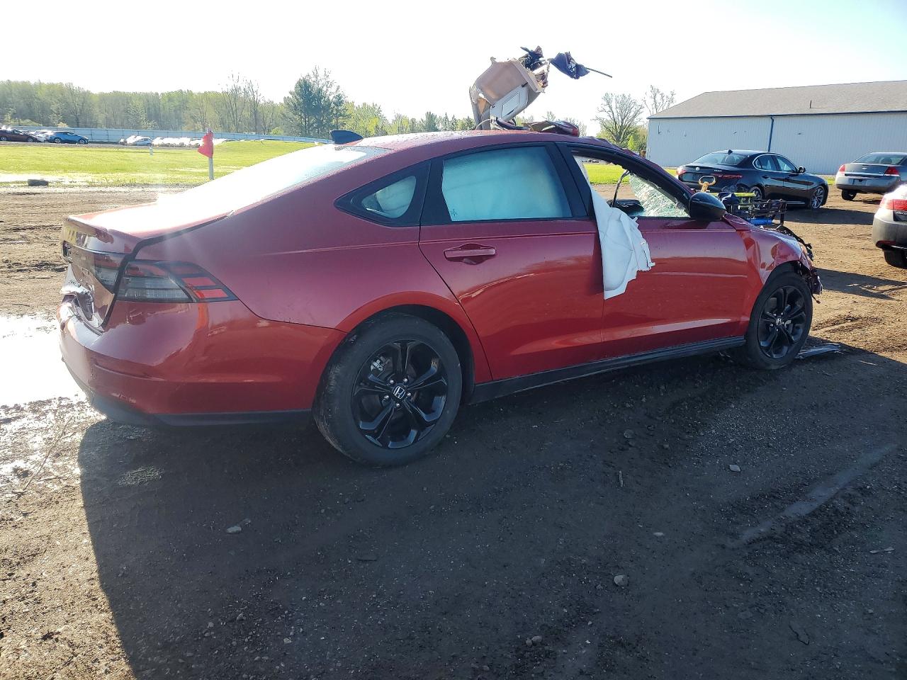 2025 Honda Accord Se Red vin: 1HGCY1F44SA074428