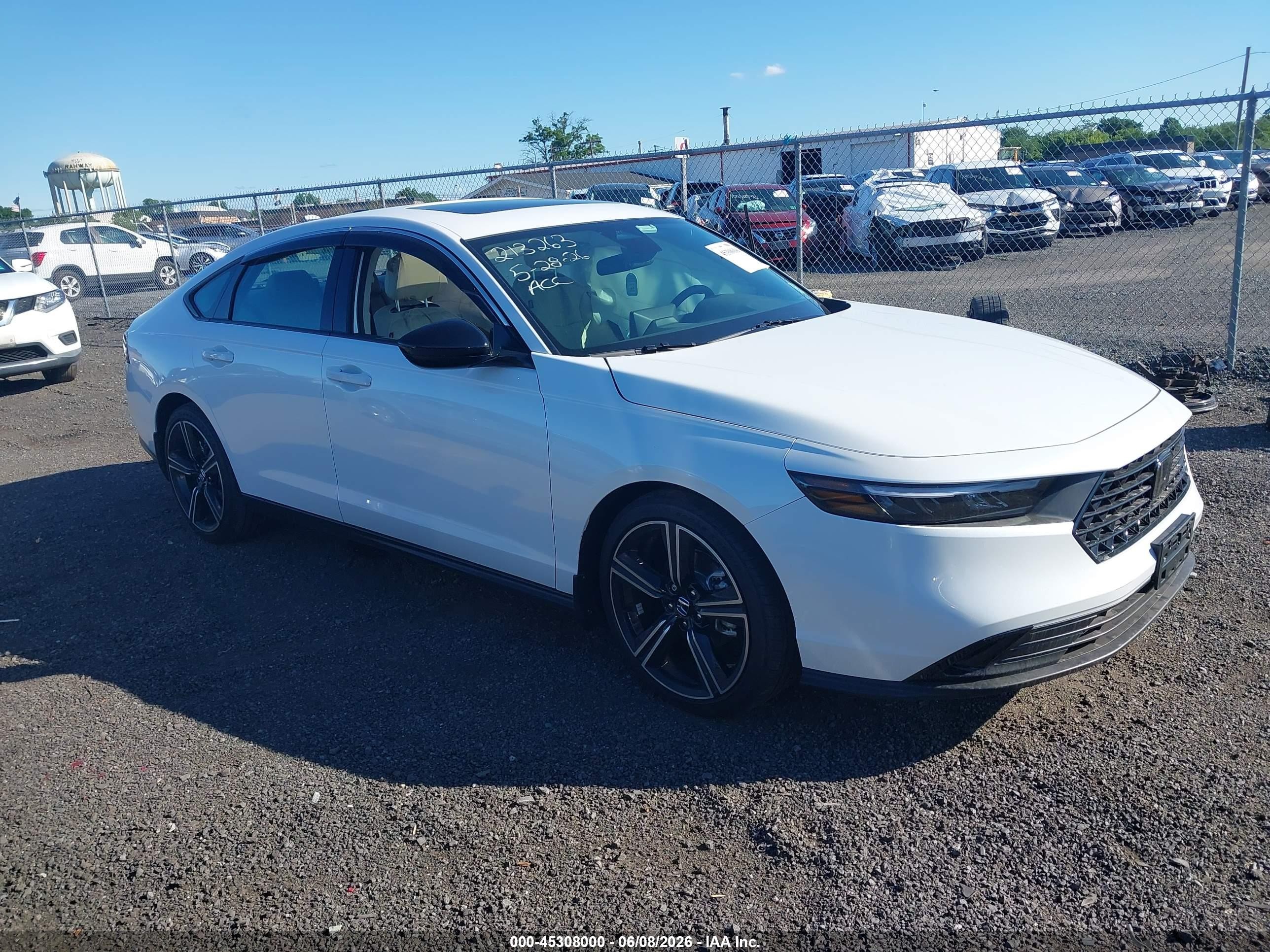 2026 Honda Accord Se White vin: 1HGCY1F44TA002694