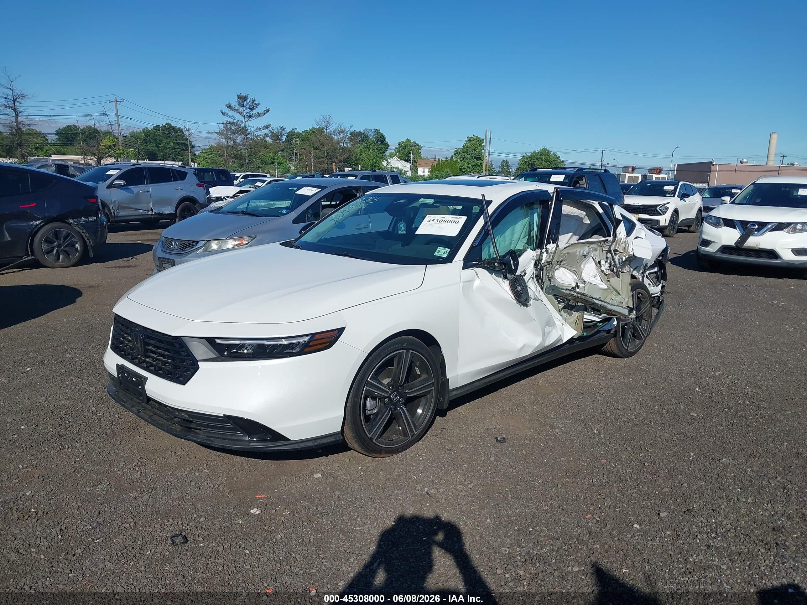2026 Honda Accord Se White vin: 1HGCY1F44TA002694