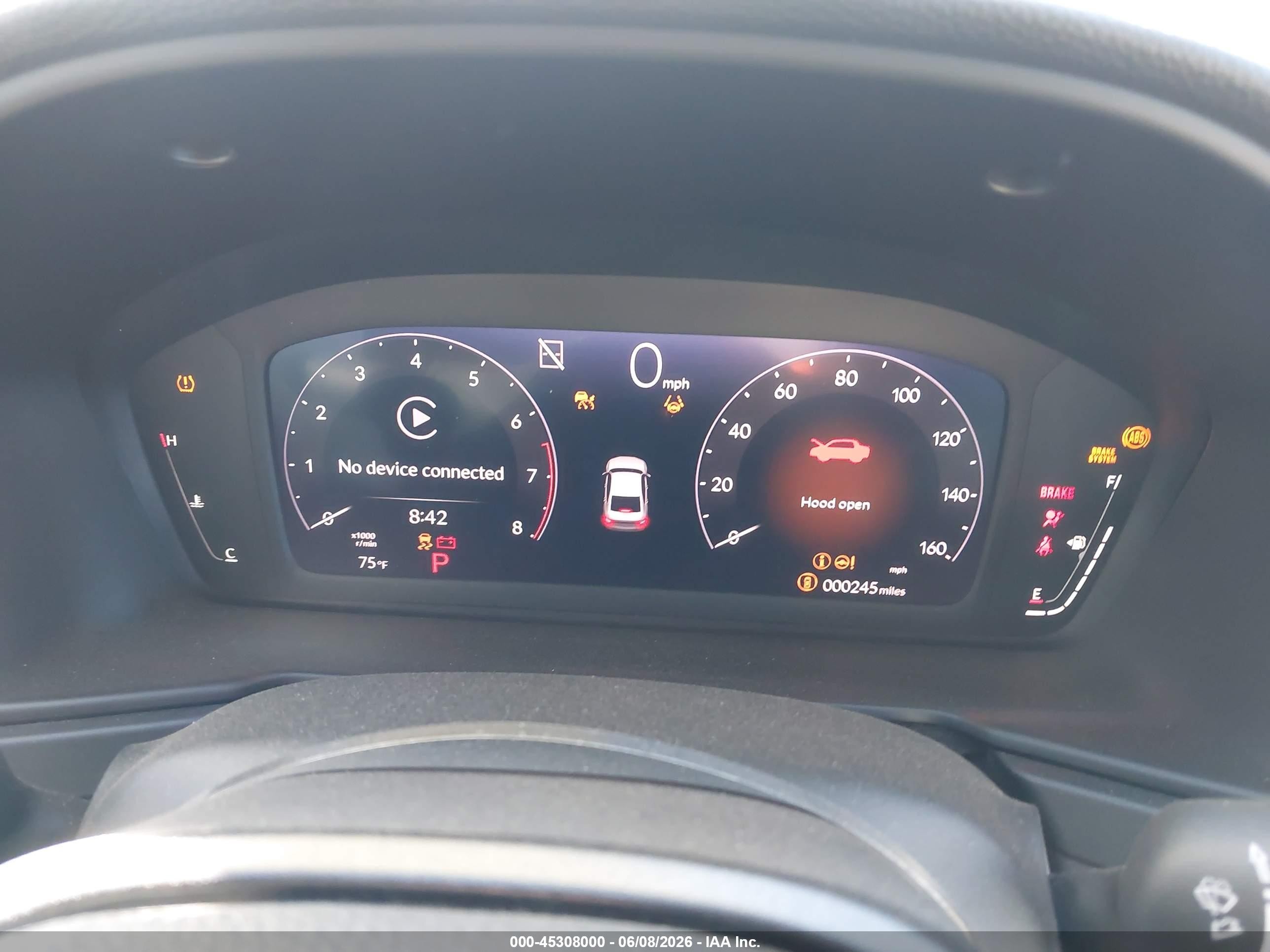 2026 Honda Accord Se White vin: 1HGCY1F44TA002694