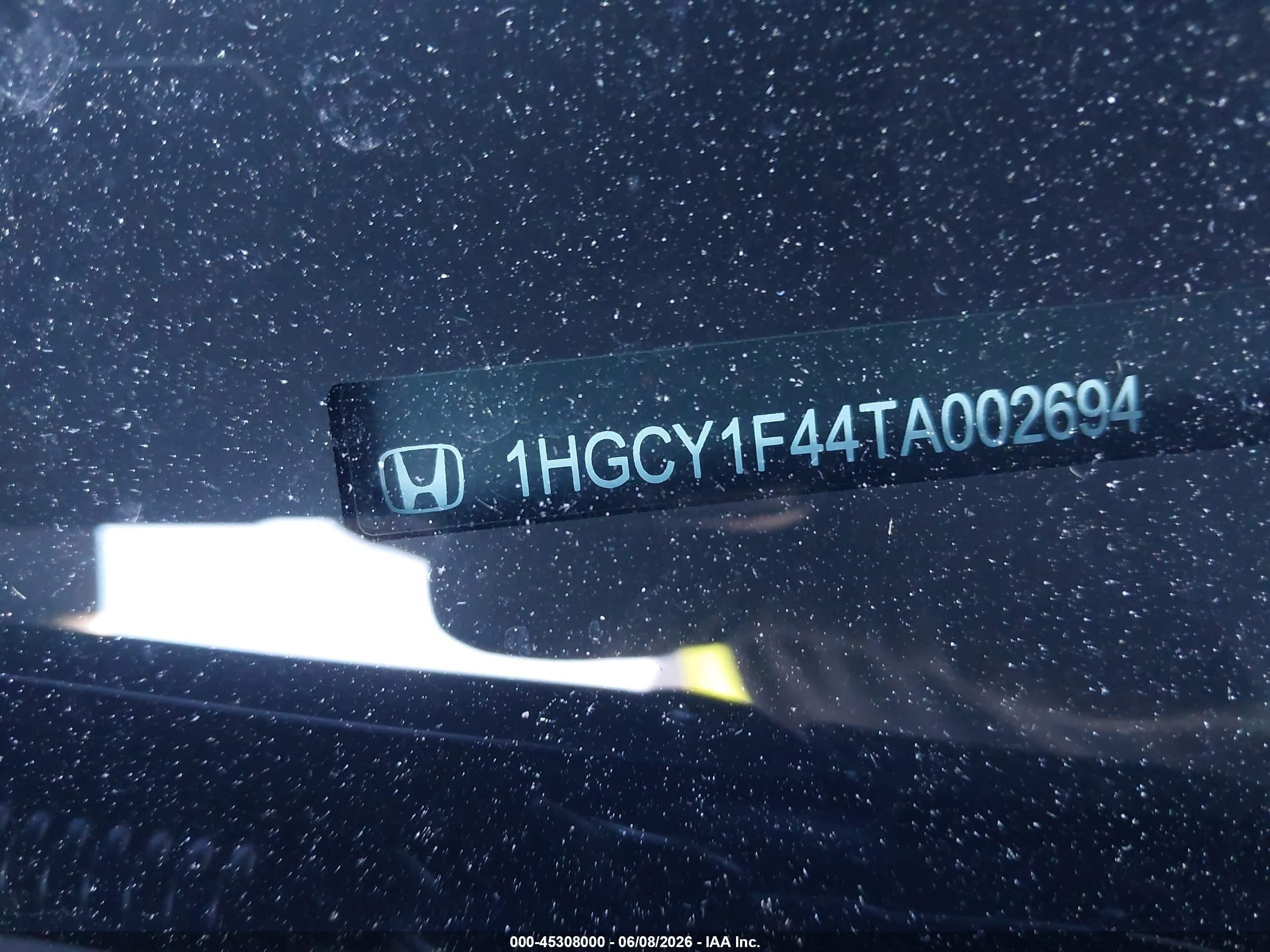 2026 Honda Accord Se White vin: 1HGCY1F44TA002694