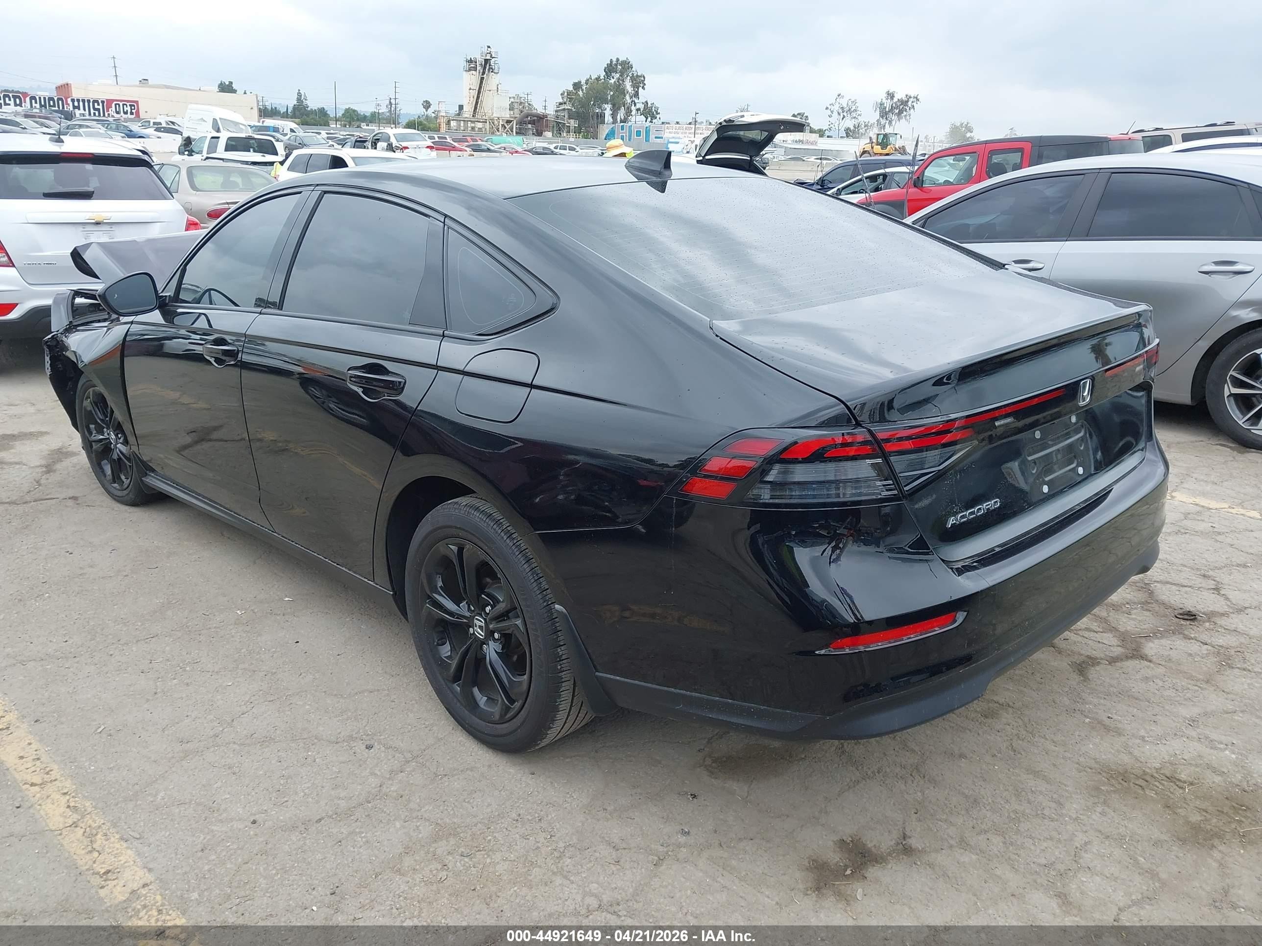2025 Honda Accord Se Черный vin: 1HGCY1F45SA018031