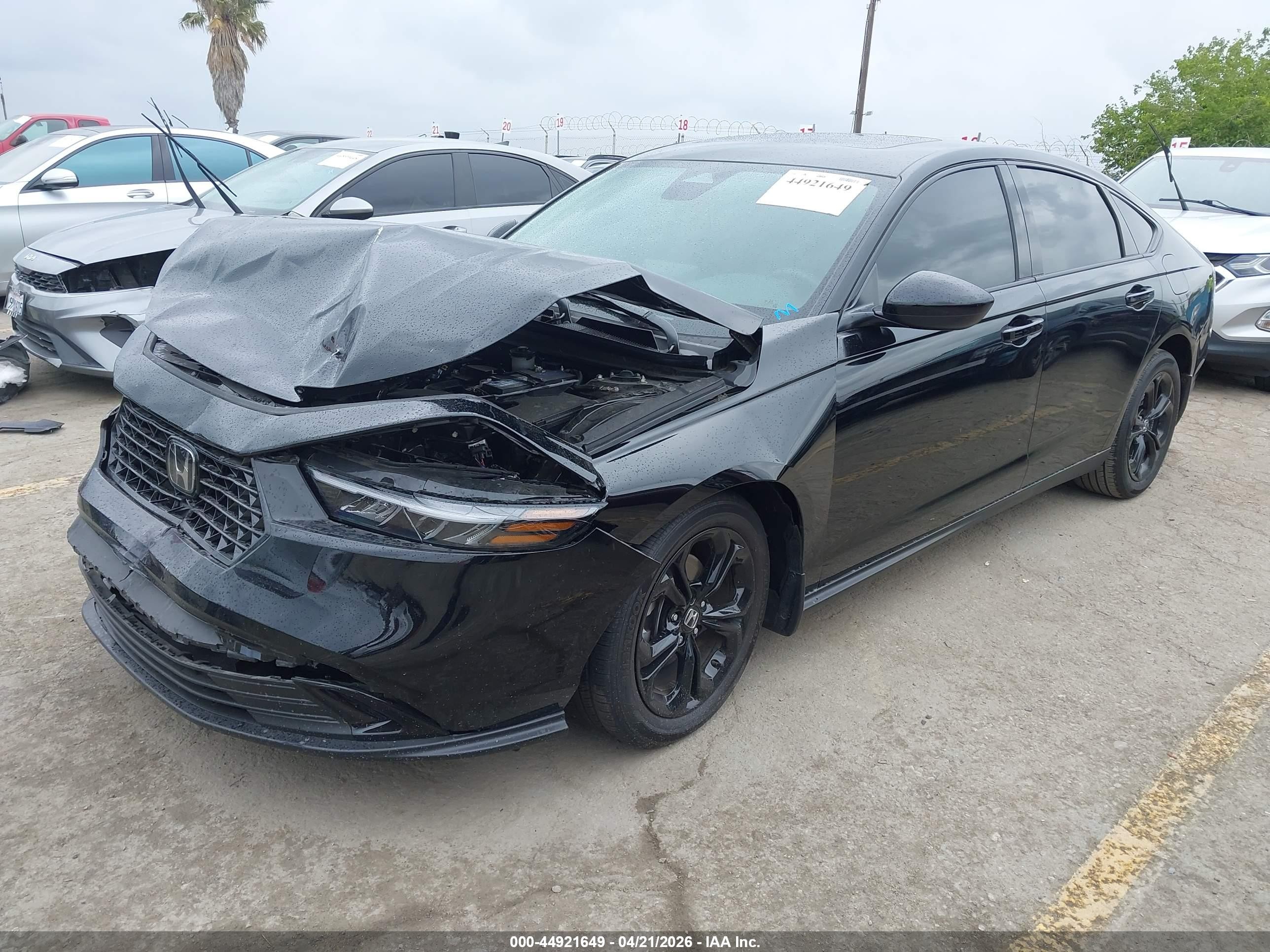 2025 Honda Accord Se Черный vin: 1HGCY1F45SA018031