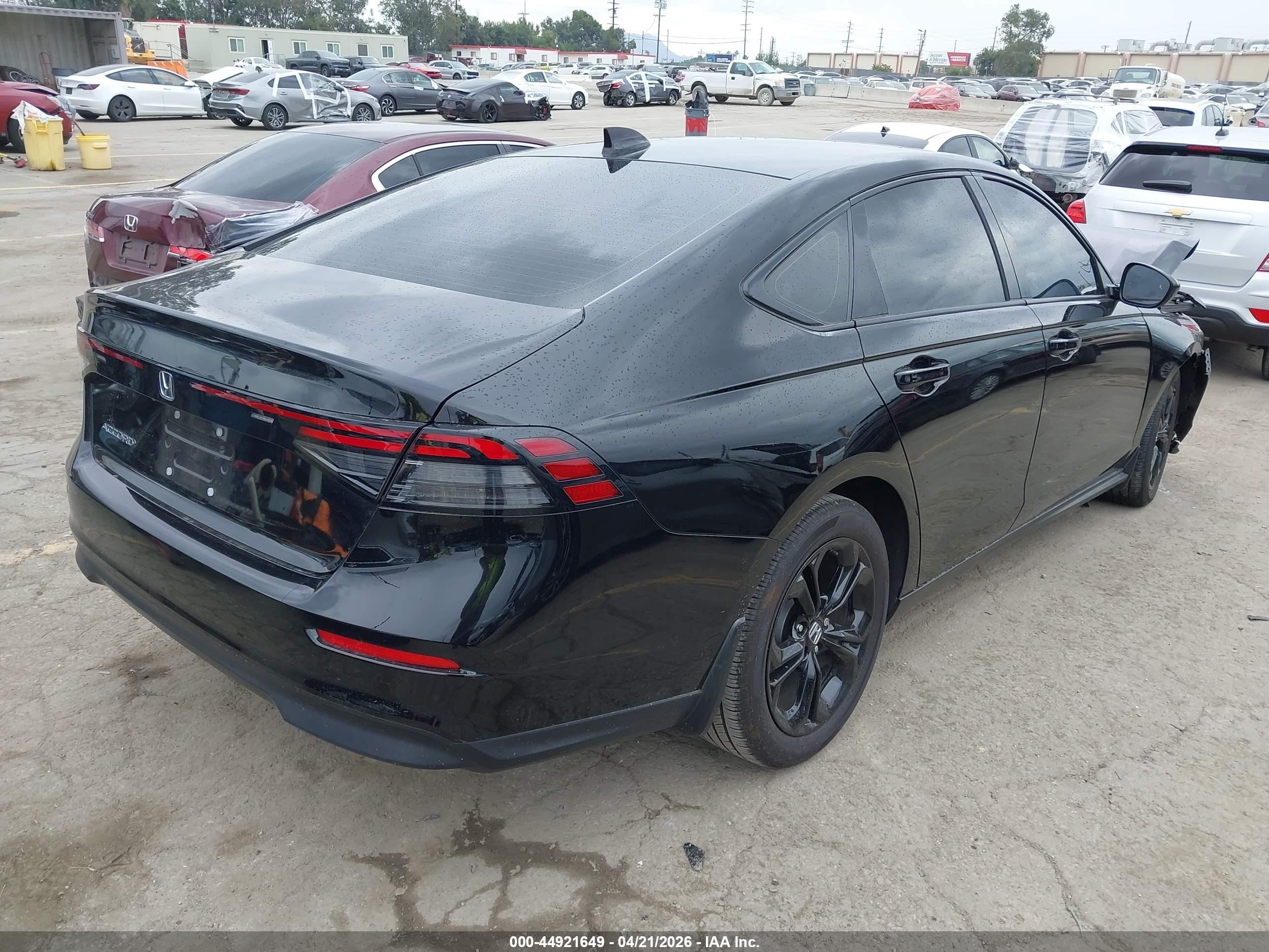 2025 Honda Accord Se Черный vin: 1HGCY1F45SA018031