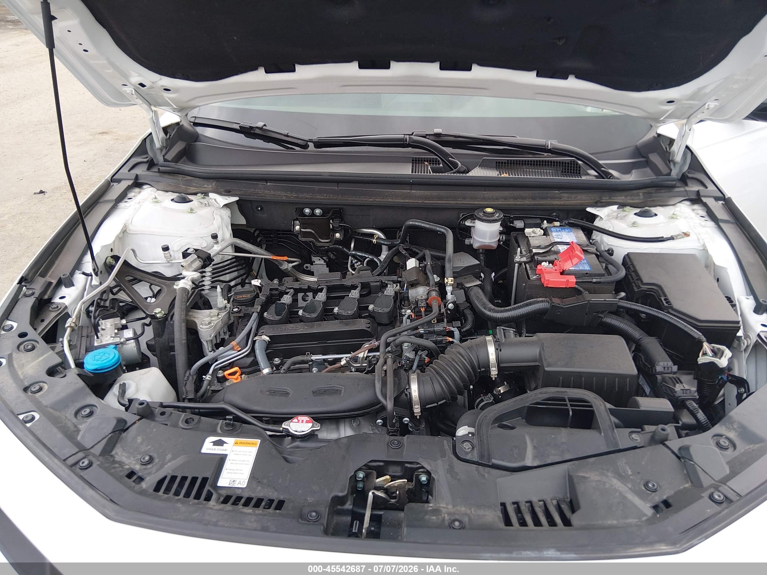 2025 Honda Accord Se White vin: 1HGCY1F45SA066144