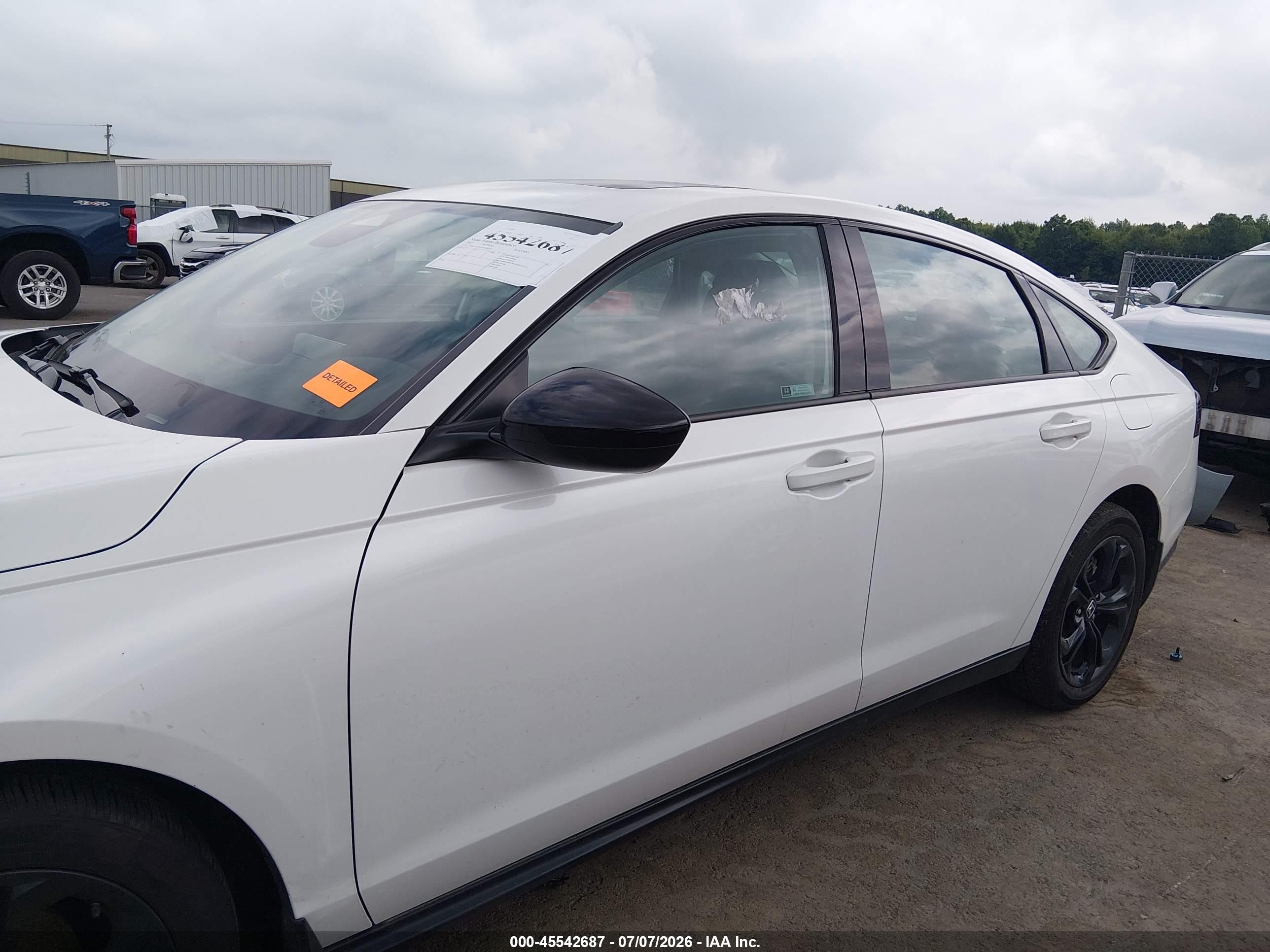2025 Honda Accord Se White vin: 1HGCY1F45SA066144