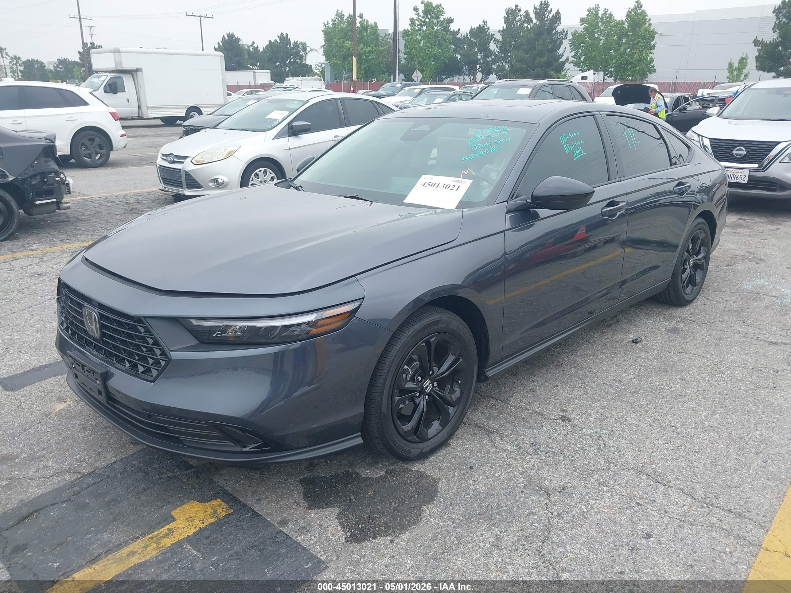 2025 Honda Accord Se Серый vin: 1HGCY1F45SA072932