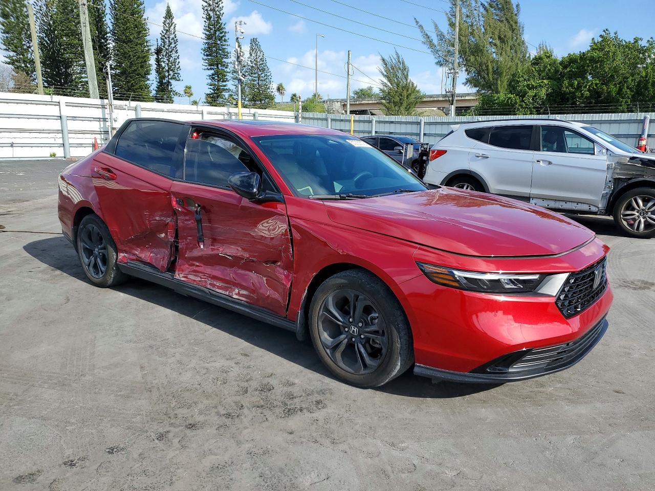 2025 Honda Accord Se Red vin: 1HGCY1F46SA019804