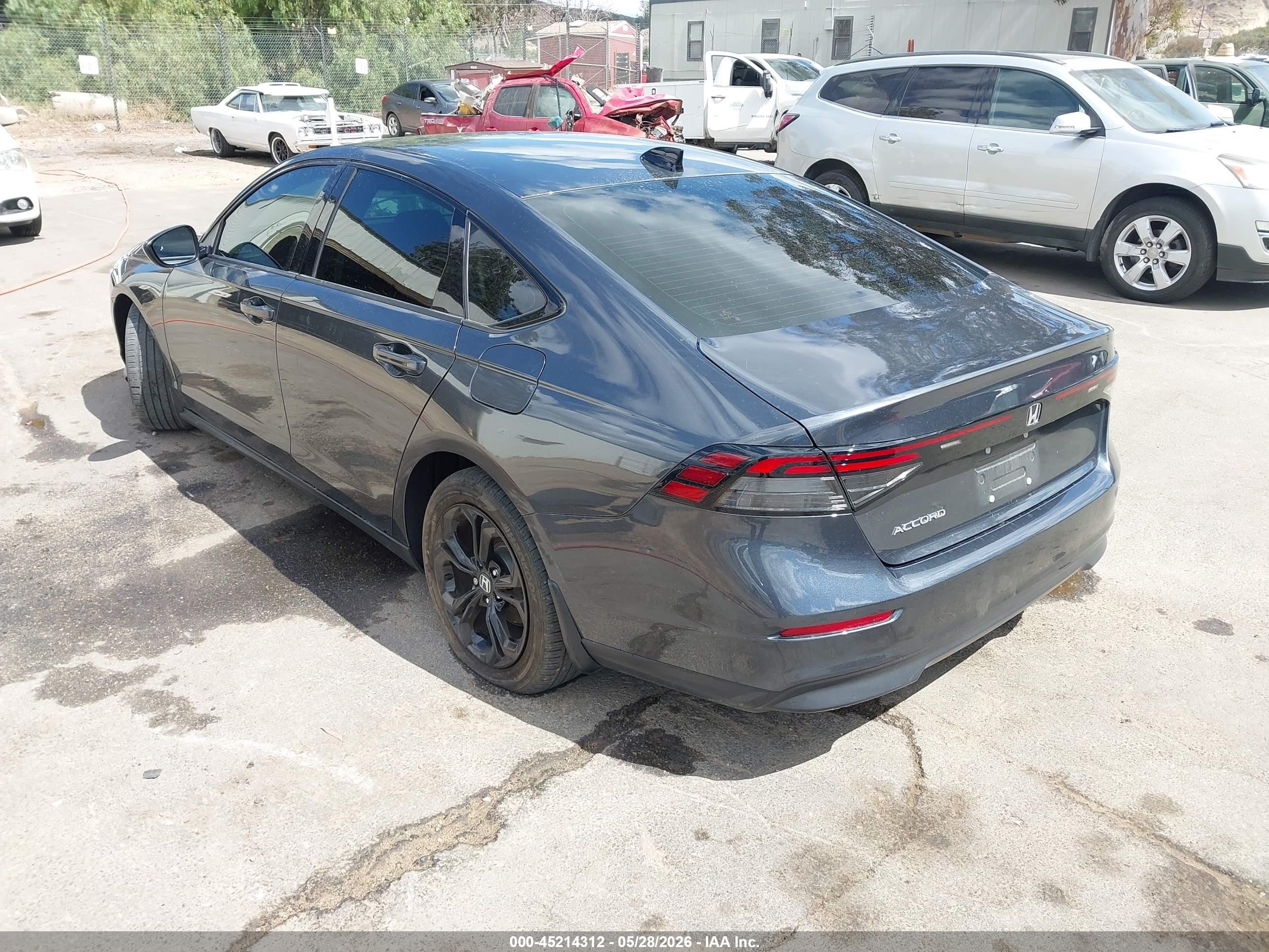 2025 Honda Accord Se Серый vin: 1HGCY1F46SA023366