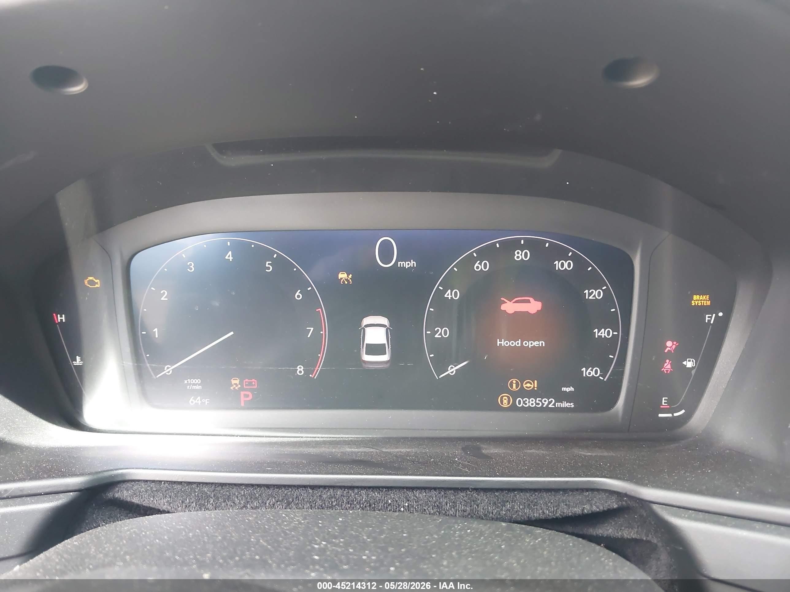 2025 Honda Accord Se Серый vin: 1HGCY1F46SA023366