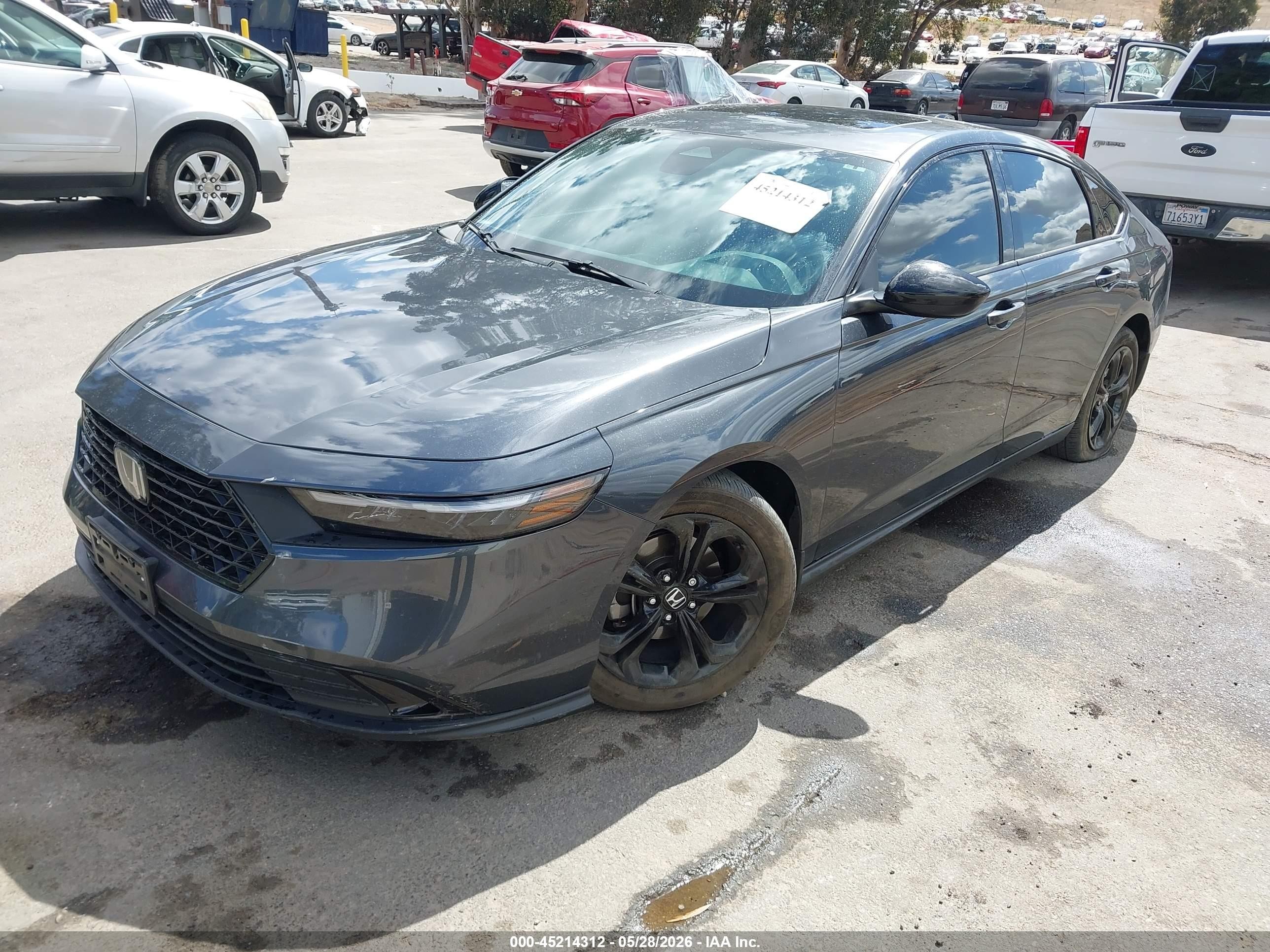 2025 Honda Accord Se Серый vin: 1HGCY1F46SA023366