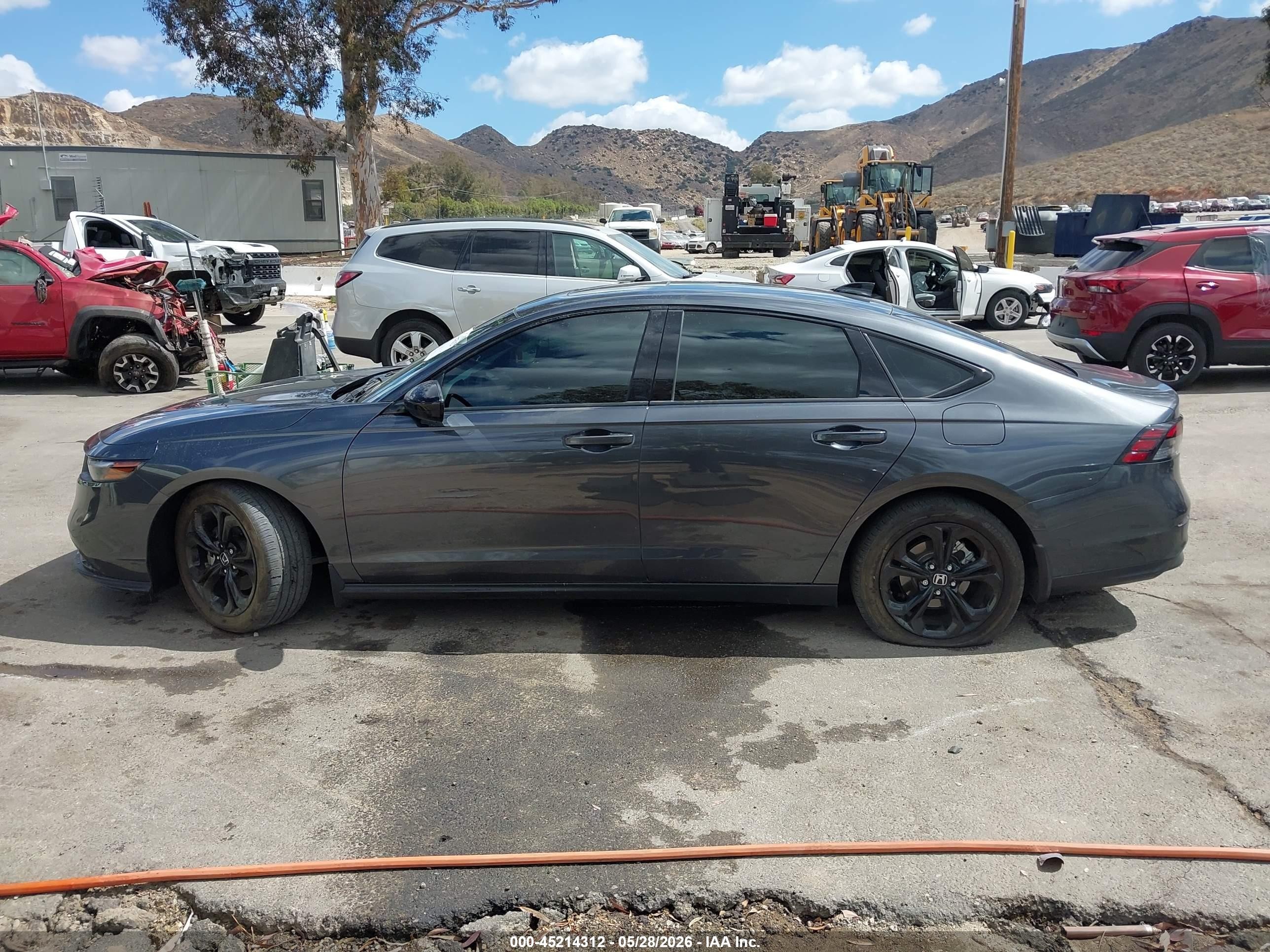 2025 Honda Accord Se Серый vin: 1HGCY1F46SA023366