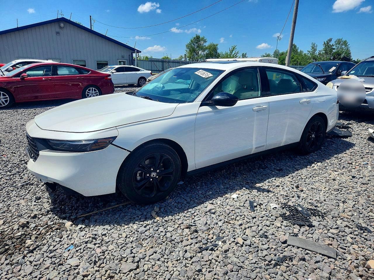 2025 Honda Accord Se White vin: 1HGCY1F48SA027161