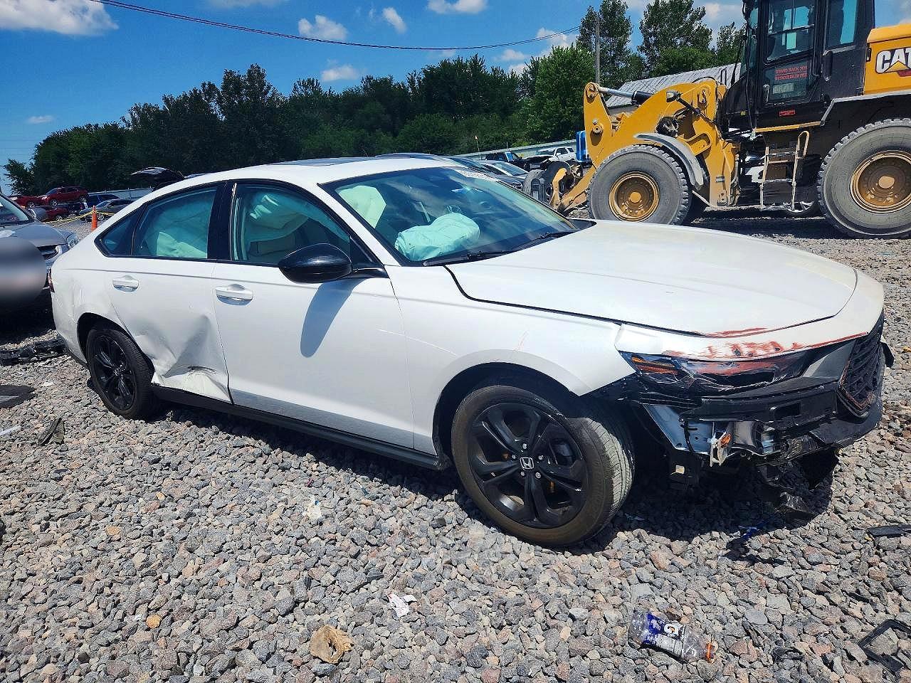 2025 Honda Accord Se Белый vin: 1HGCY1F48SA027161