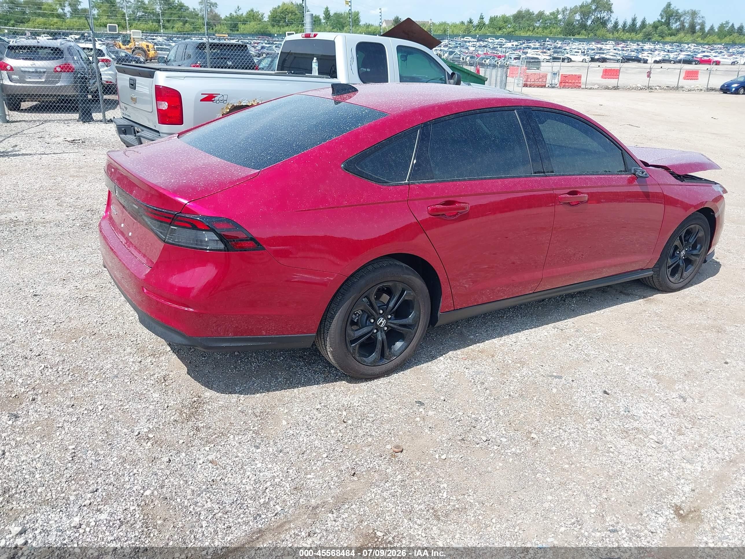 2025 Honda Accord Se Red vin: 1HGCY1F4XSA086275