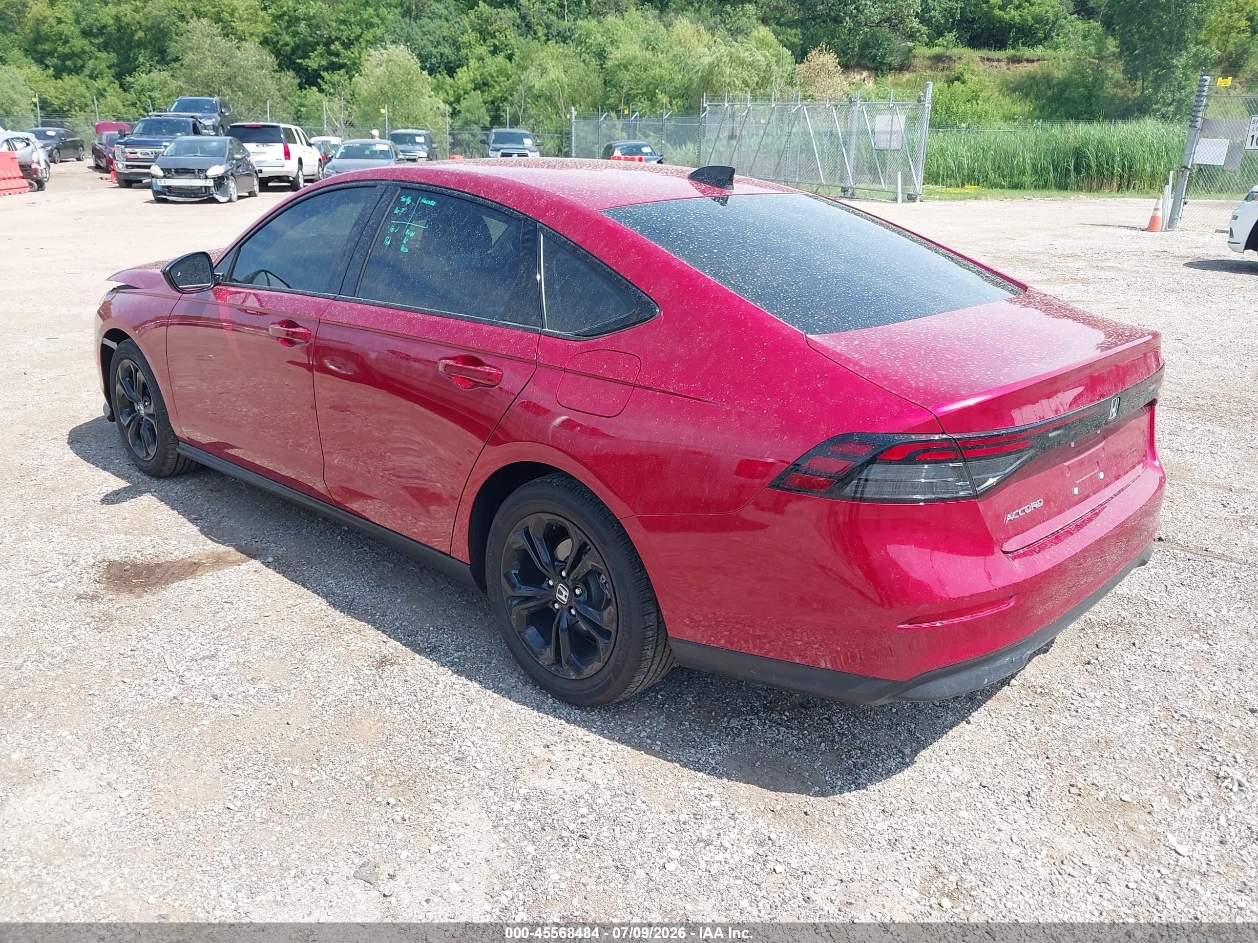 2025 Honda Accord Se Red vin: 1HGCY1F4XSA086275