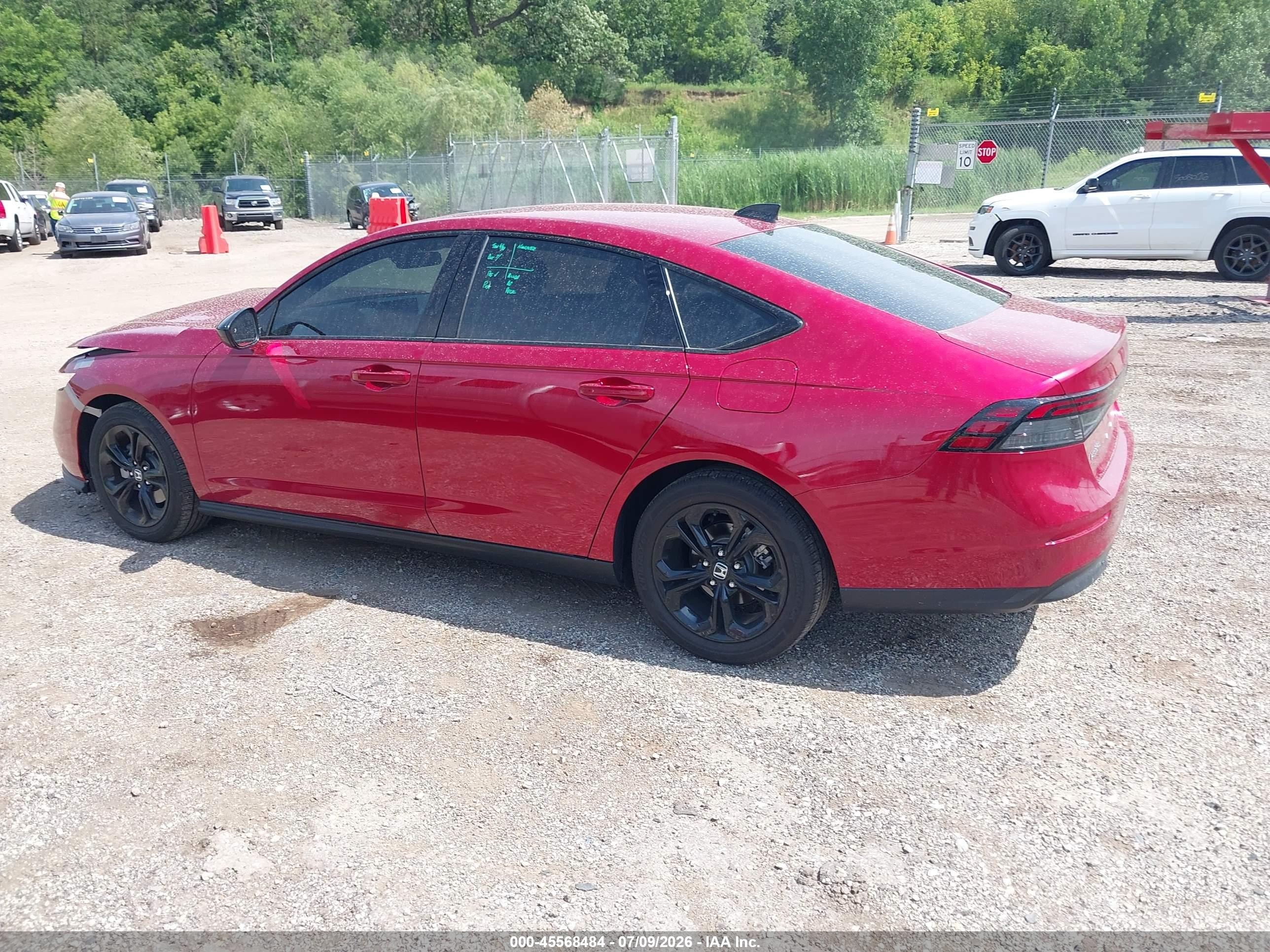2025 Honda Accord Se Red vin: 1HGCY1F4XSA086275