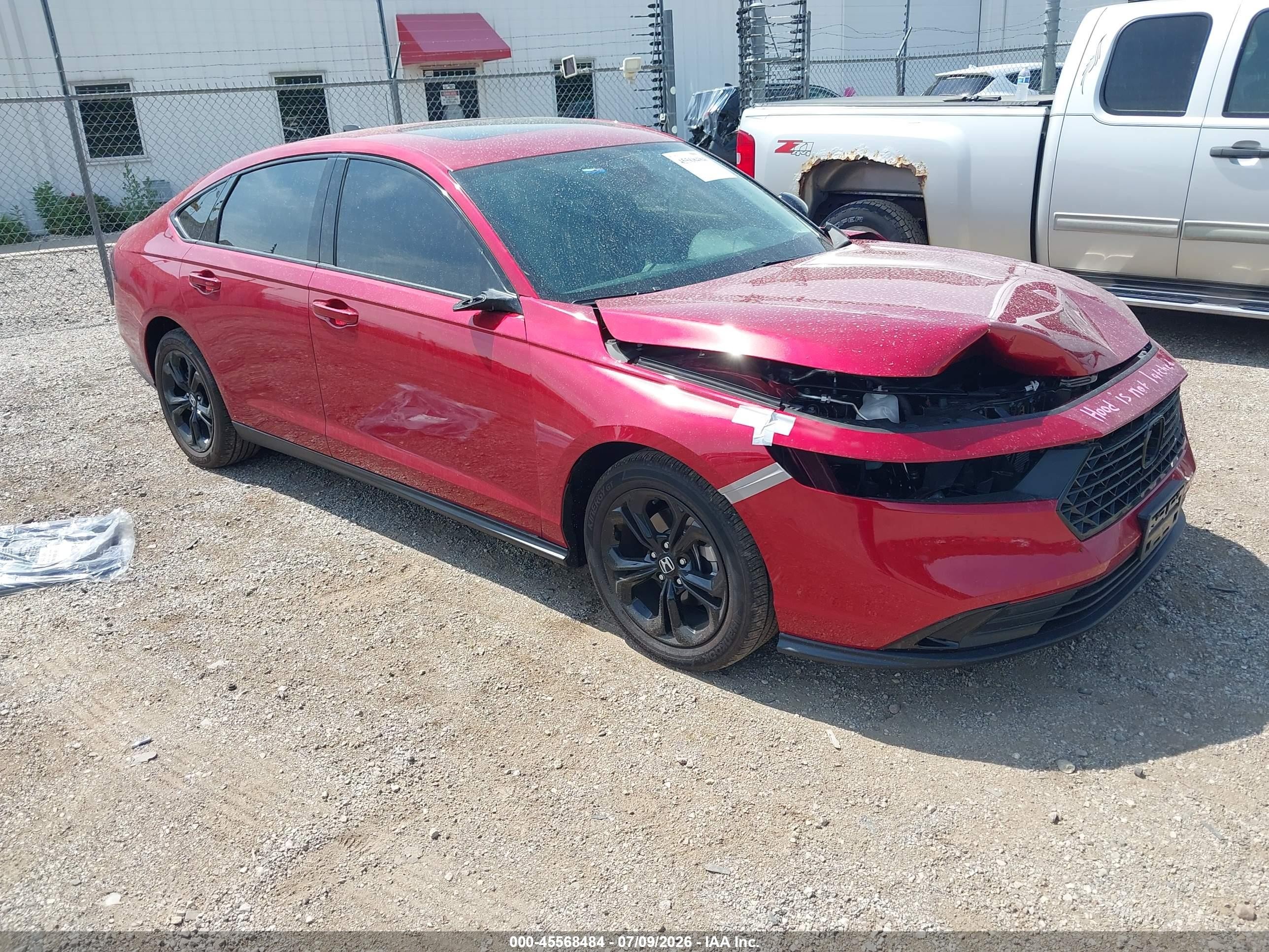 2025 Honda Accord Se Red vin: 1HGCY1F4XSA086275
