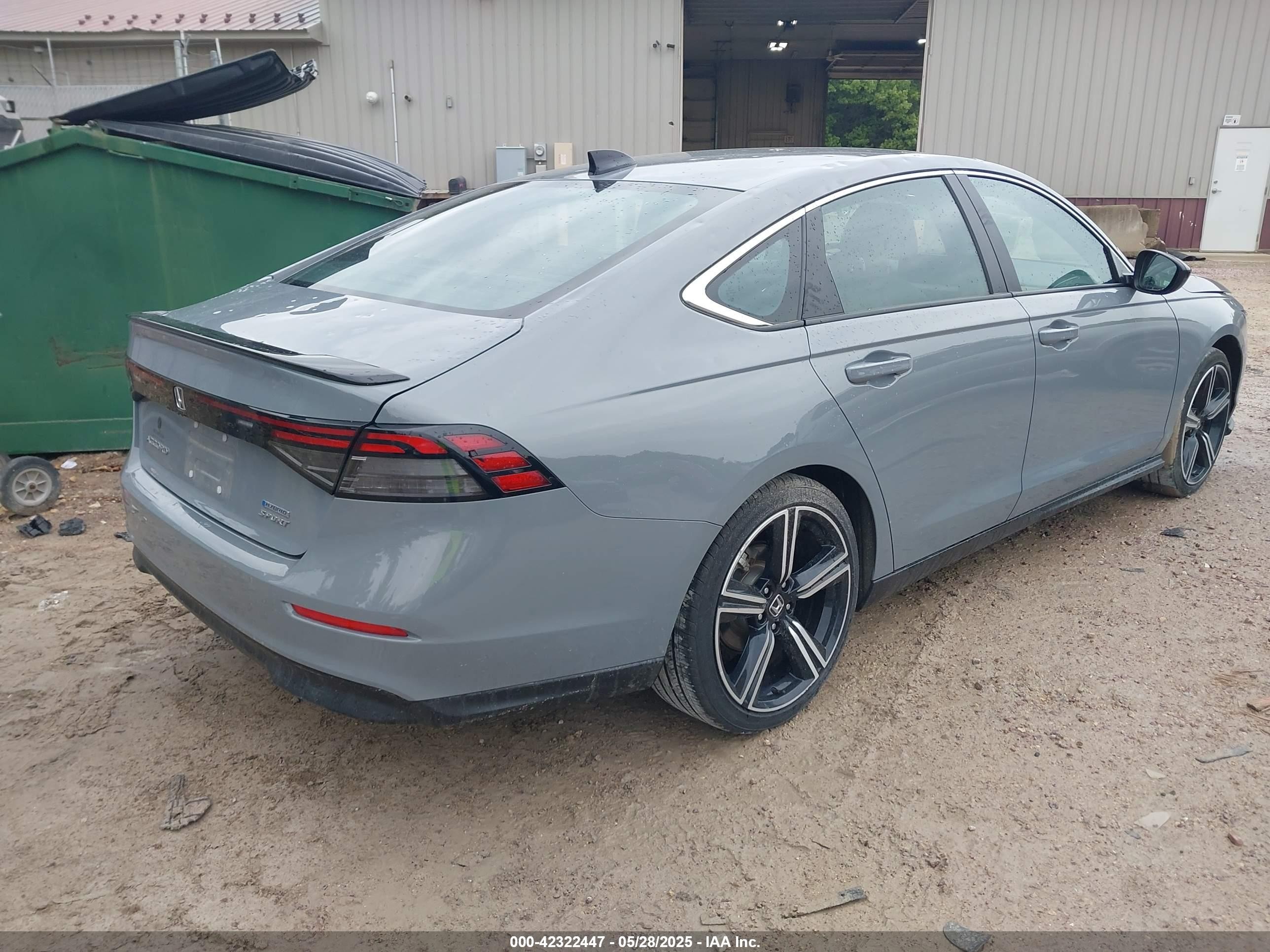 2023 Honda Accord Hybrid Sport Gray vin: 1HGCY2F50PA066896
