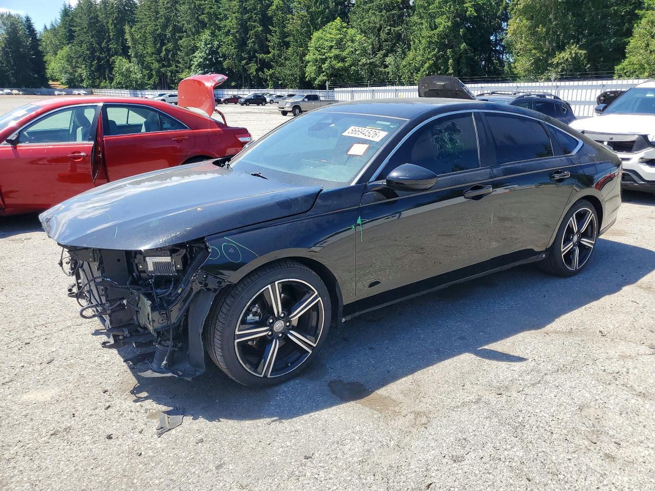 2024 Honda Accord Hybrid Sport Black vin: 1HGCY2F50RA041712