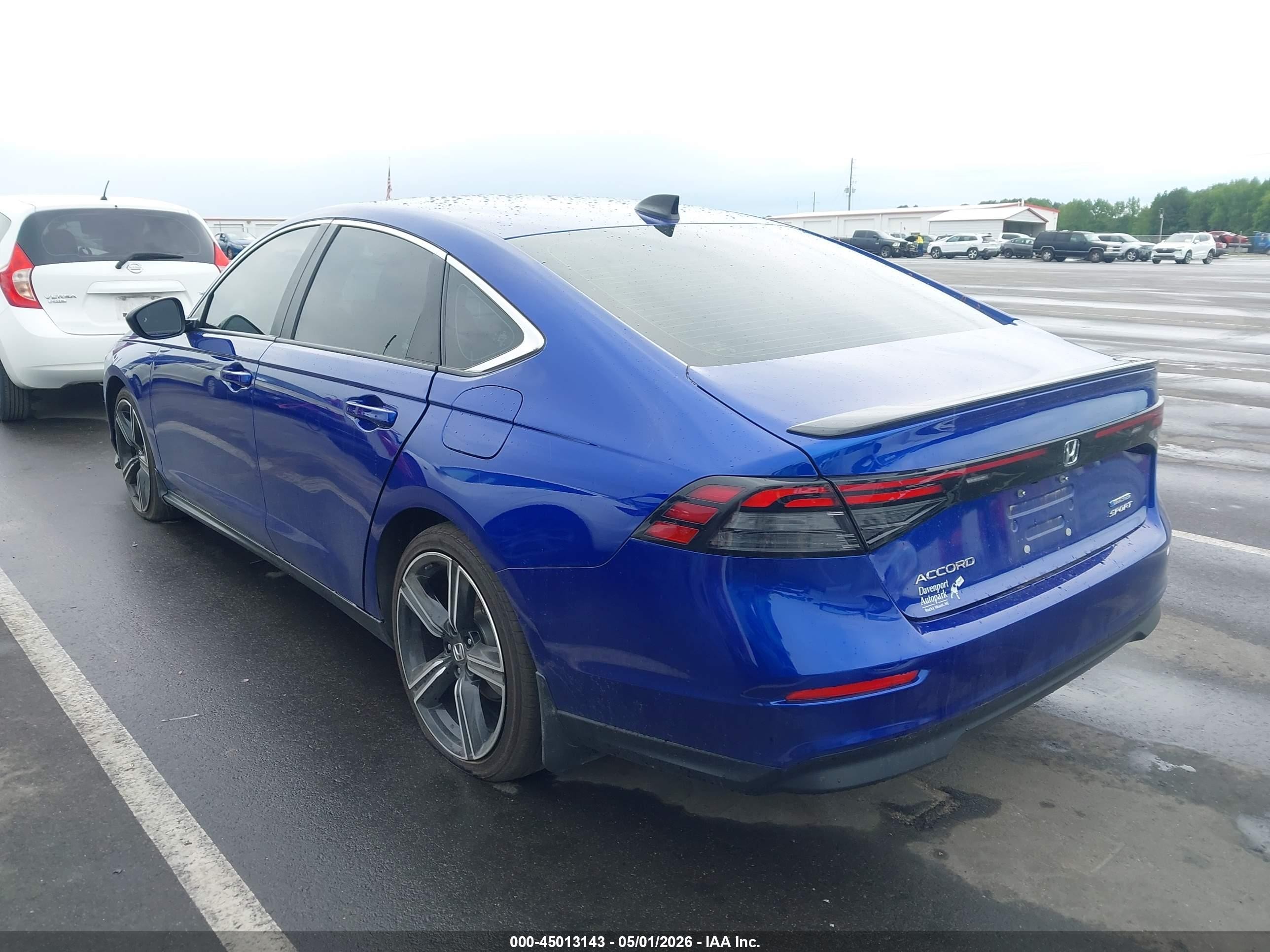 2025 Honda Accord Hybrid Sport Синий vin: 1HGCY2F50SA038296