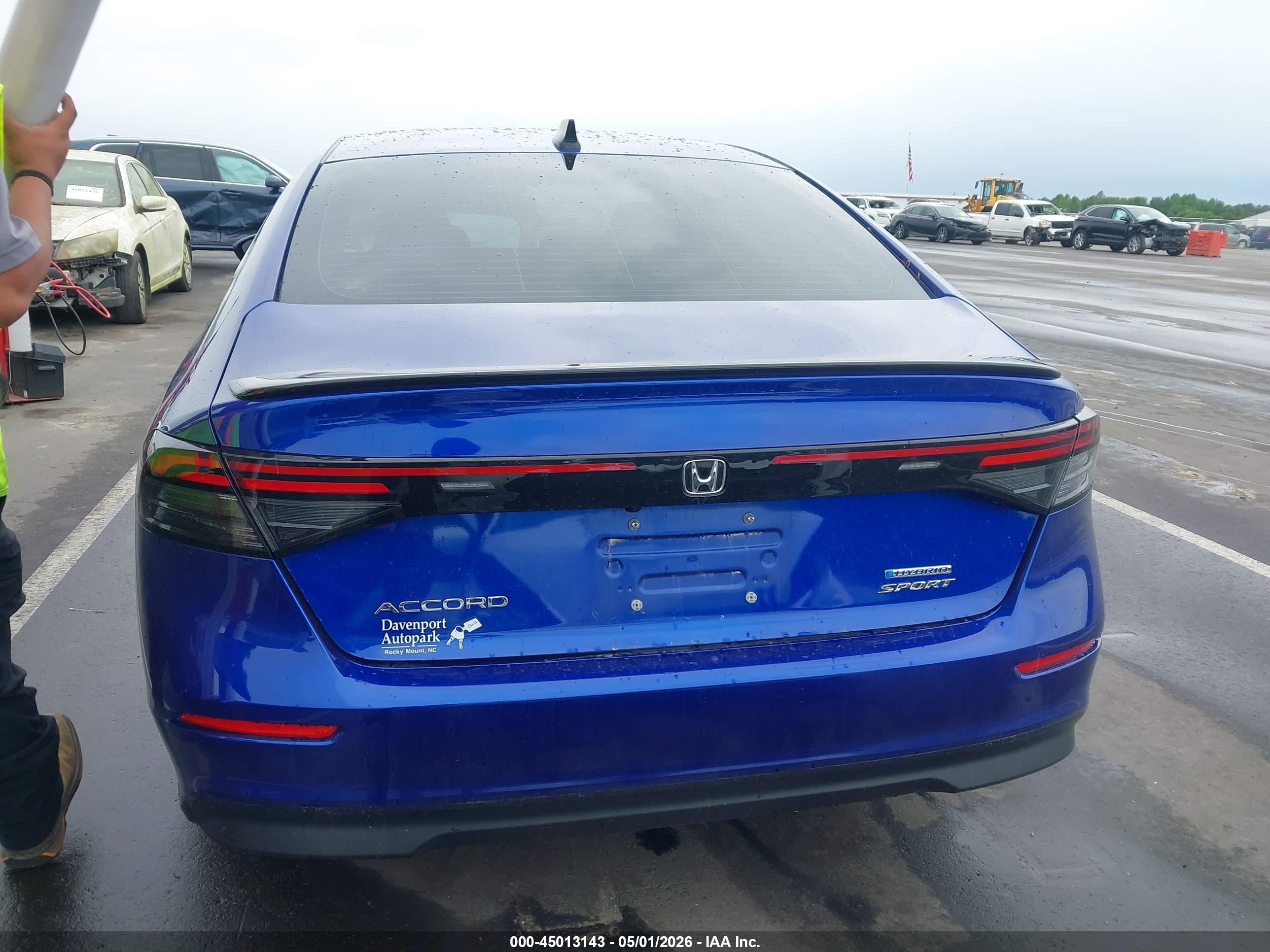 2025 Honda Accord Hybrid Sport Синий vin: 1HGCY2F50SA038296
