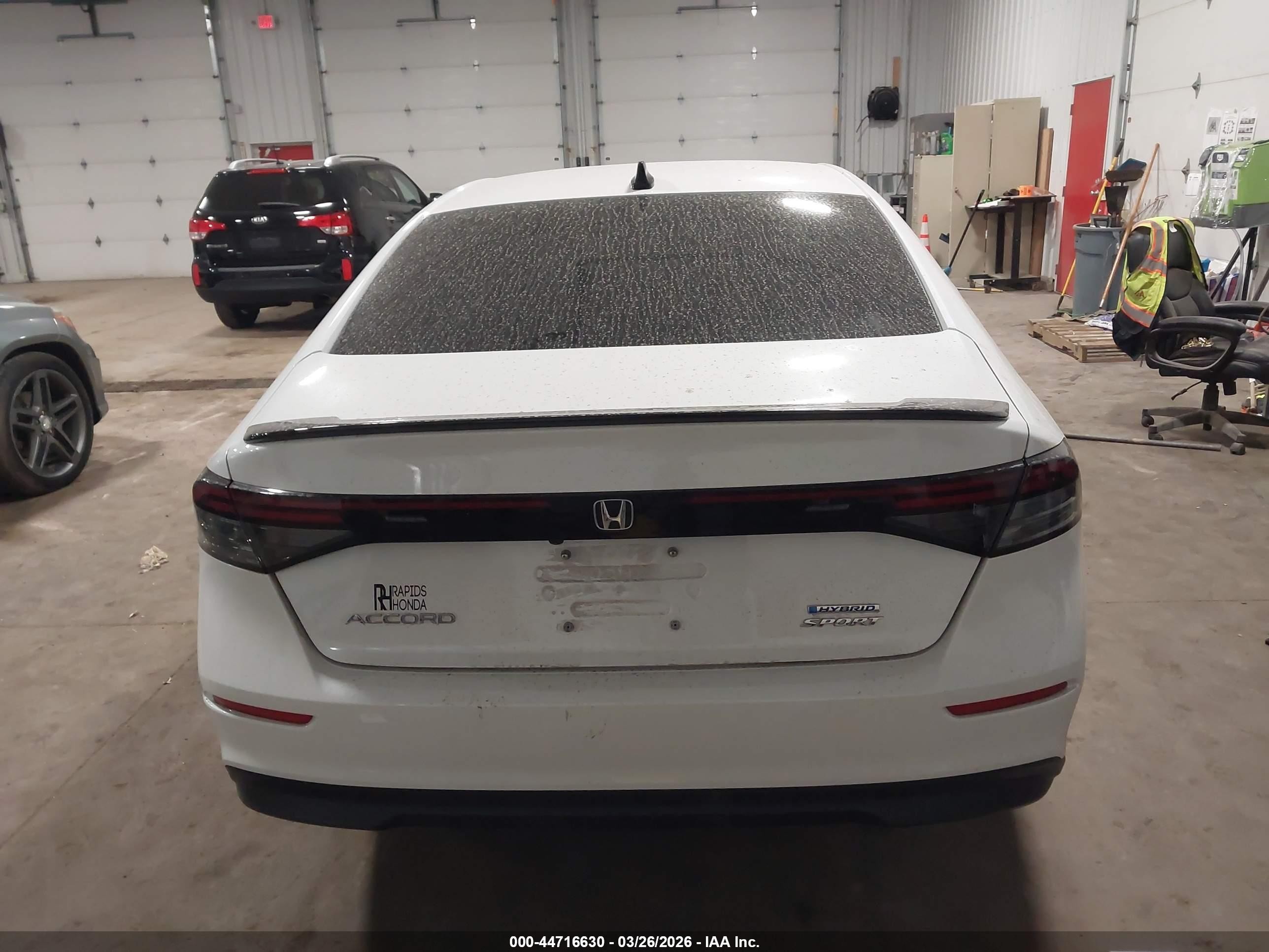 2025 Honda Accord Hybrid Sport White vin: 1HGCY2F50SA087949