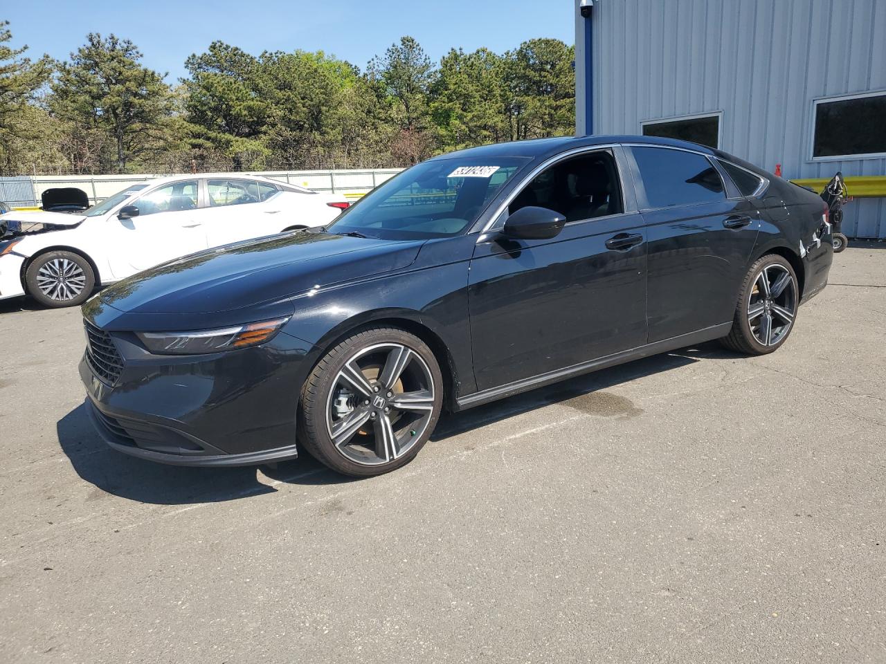 2025 Honda Accord Hybrid Sport Черный vin: 1HGCY2F51SA067712 Damage: Left Front Fender, Heavy Scratch, 1/2 To 1 Inch