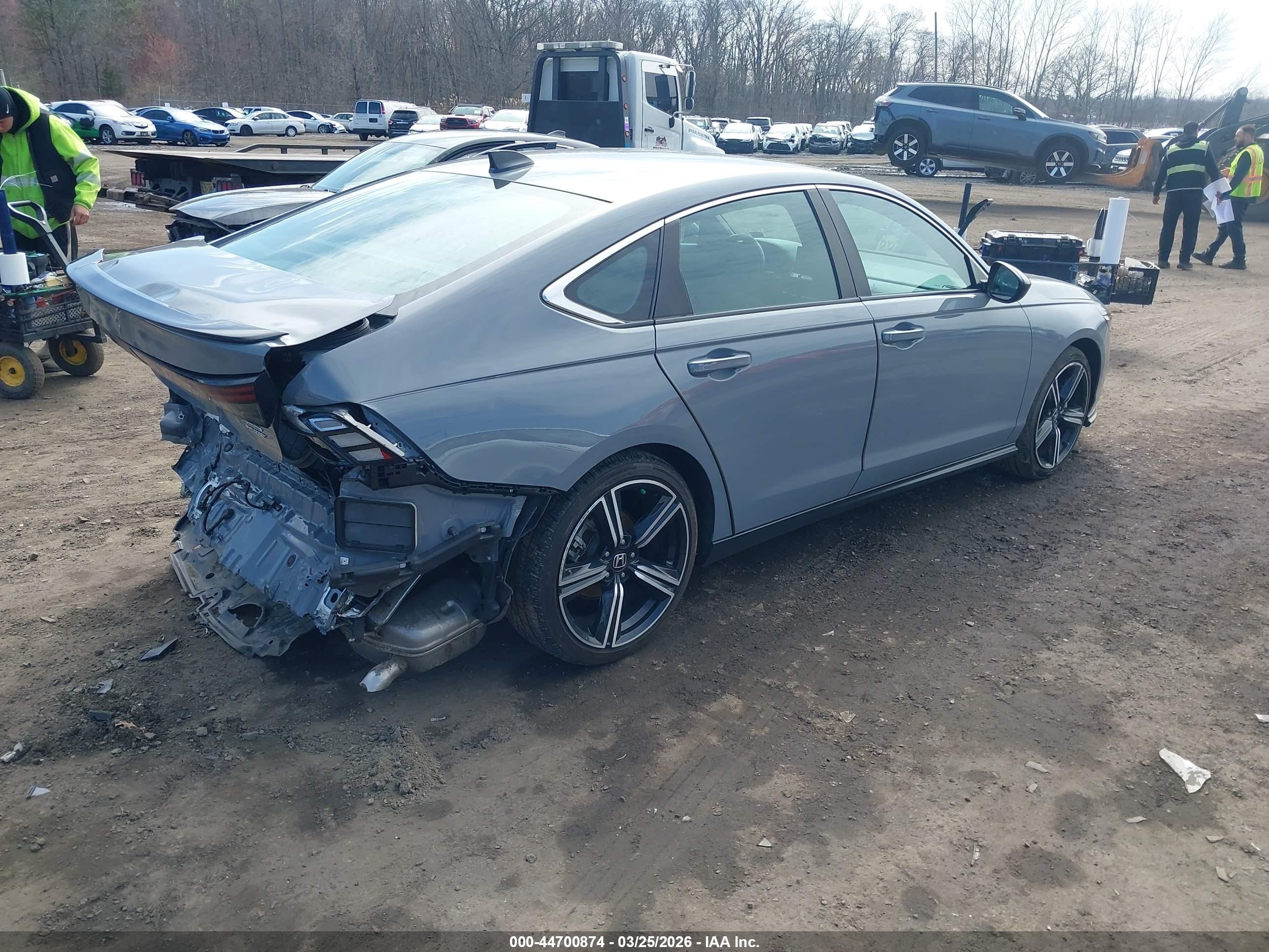 2023 Honda Accord Hybrid Sport Gray vin: 1HGCY2F52PA011043