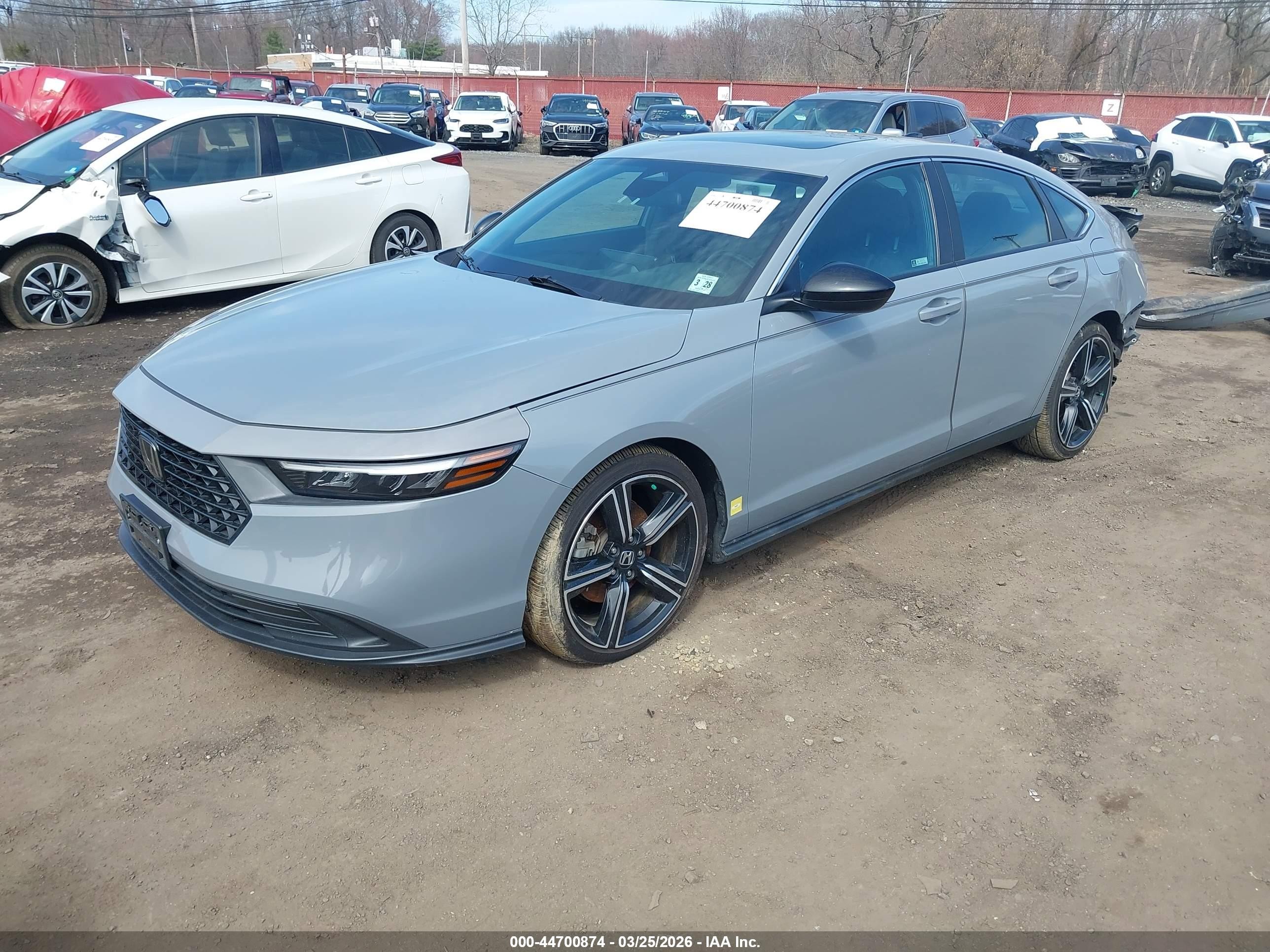 2023 Honda Accord Hybrid Sport Gray vin: 1HGCY2F52PA011043