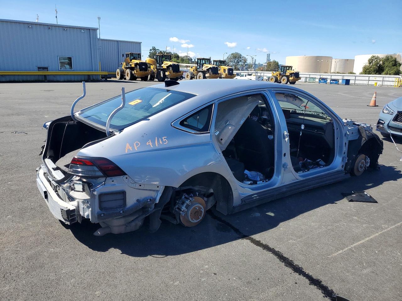 2023 Honda Accord Hybrid Sport Silver vin: 1HGCY2F52PA041546