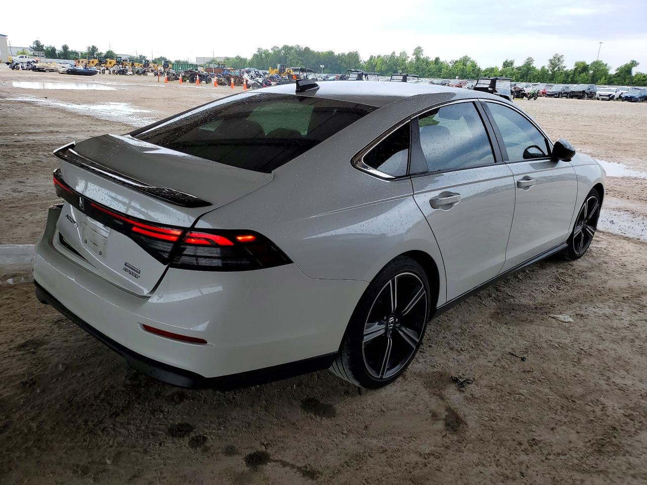 2023 Honda Accord Hybrid Sport White vin: 1HGCY2F54PA055545