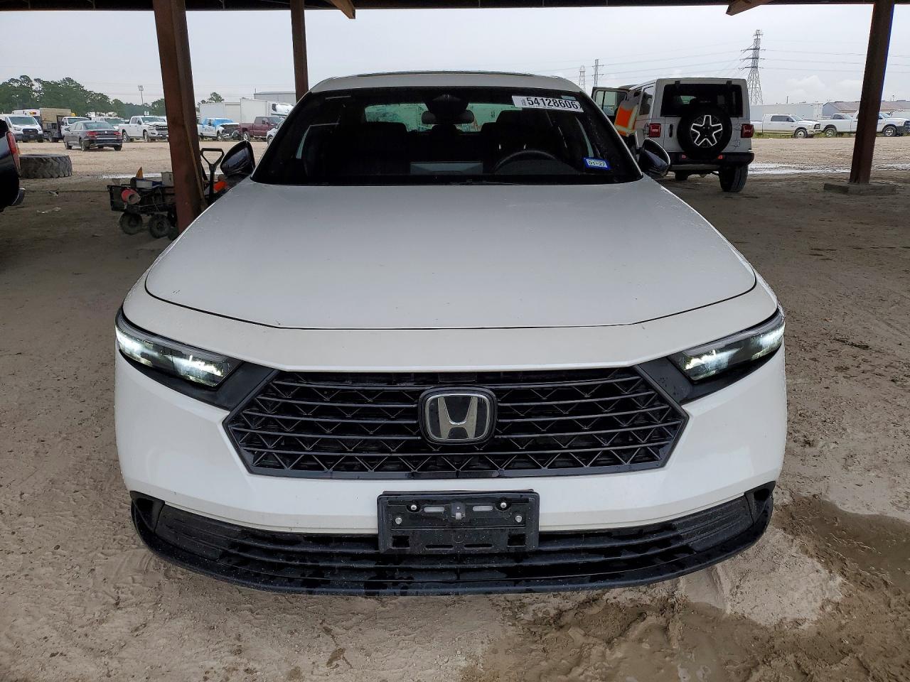 2023 Honda Accord Hybrid Sport White vin: 1HGCY2F54PA055545