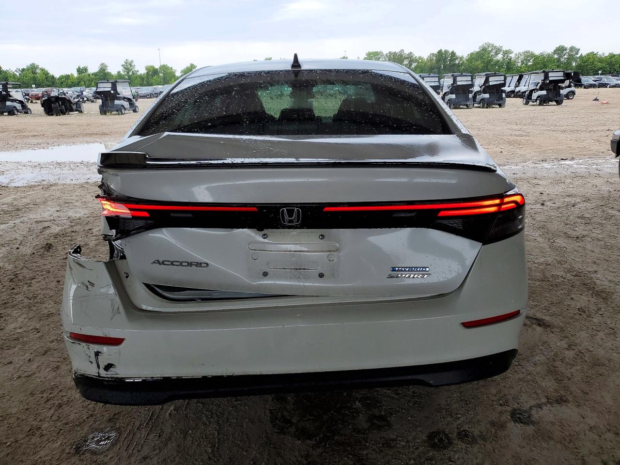 2023 Honda Accord Hybrid Sport White vin: 1HGCY2F54PA055545