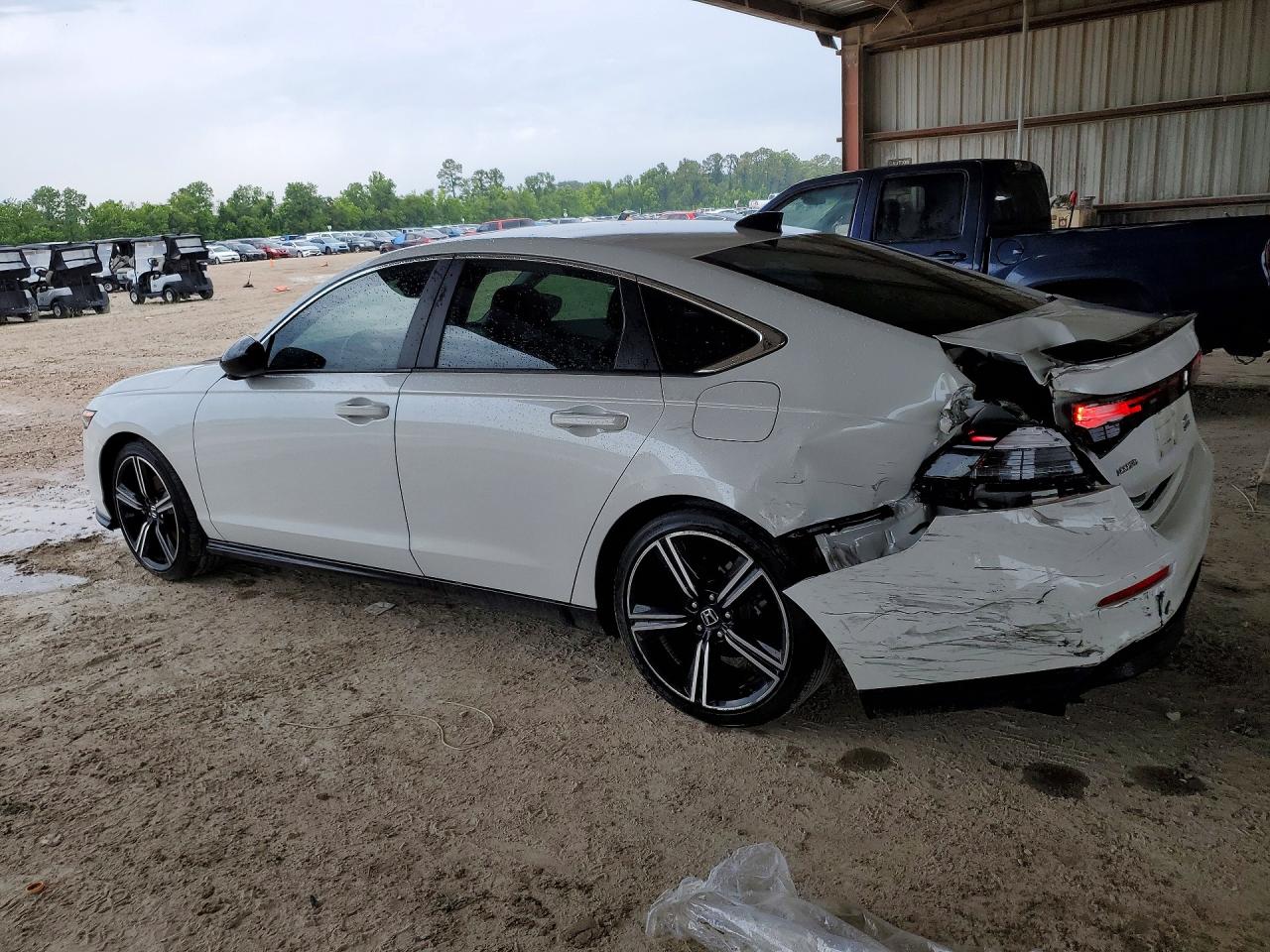 2023 Honda Accord Hybrid Sport White vin: 1HGCY2F54PA055545