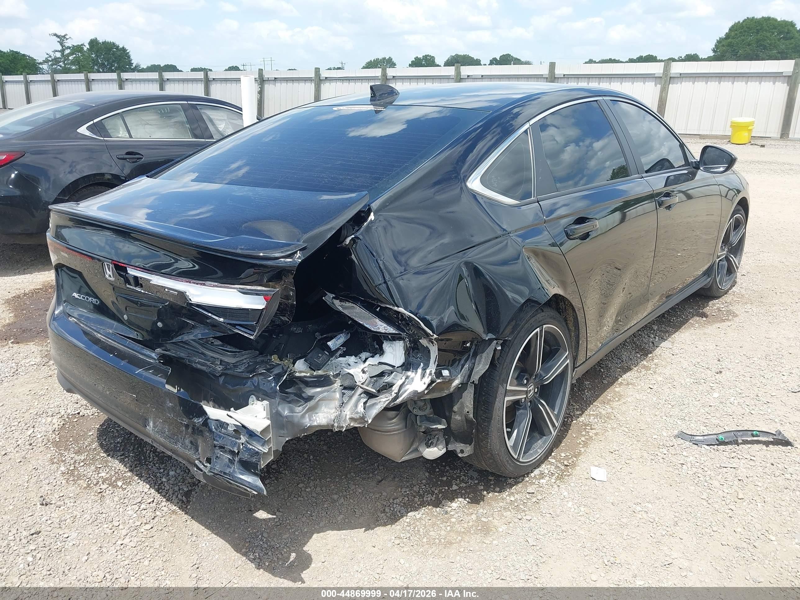 2025 Honda Accord Hybrid Sport Черный vin: 1HGCY2F54SA035661