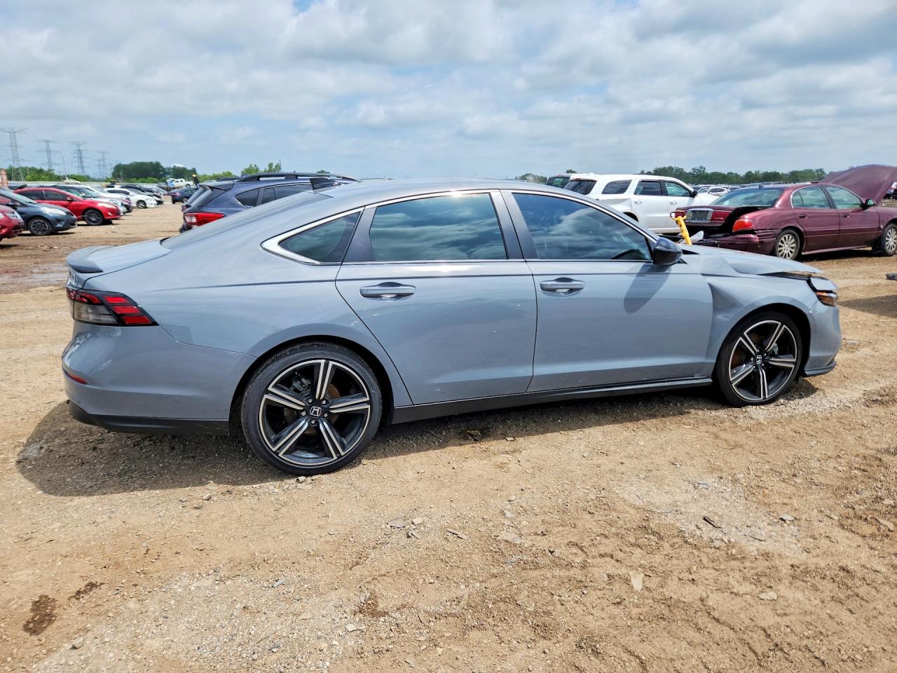 2025 Honda Accord Hybrid Sport Gray vin: 1HGCY2F54SA097299