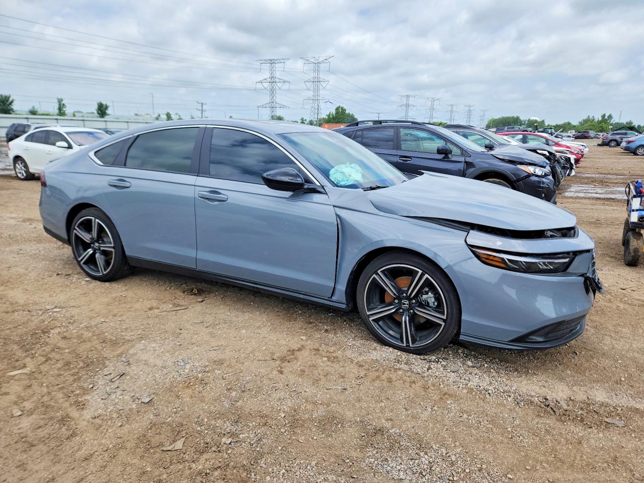 2025 Honda Accord Hybrid Sport Gray vin: 1HGCY2F54SA097299