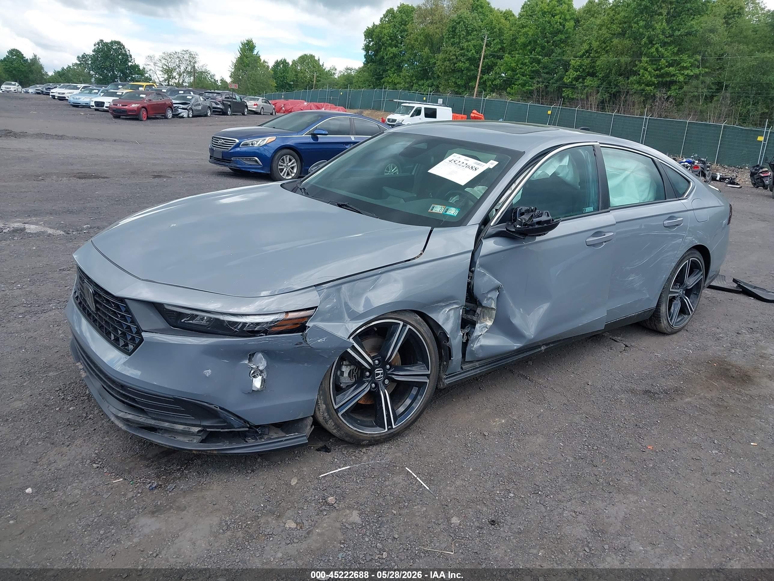 2023 Honda Accord Hybrid Sport Gray vin: 1HGCY2F55PA013515