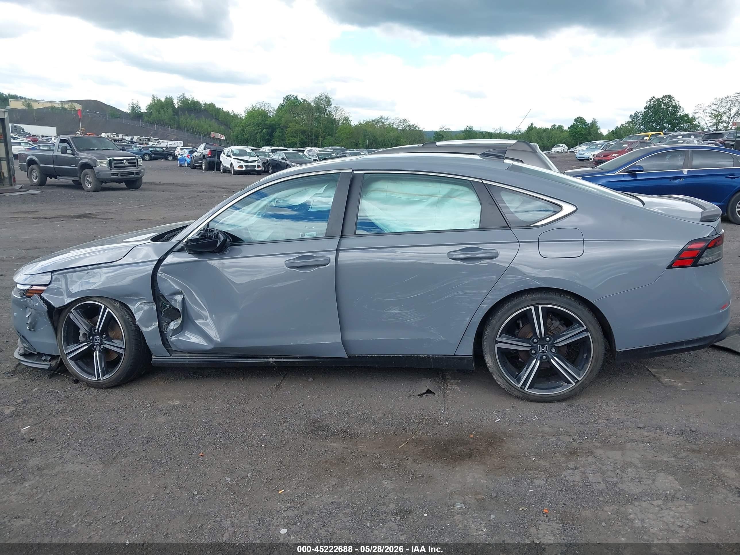 2023 Honda Accord Hybrid Sport Gray vin: 1HGCY2F55PA013515