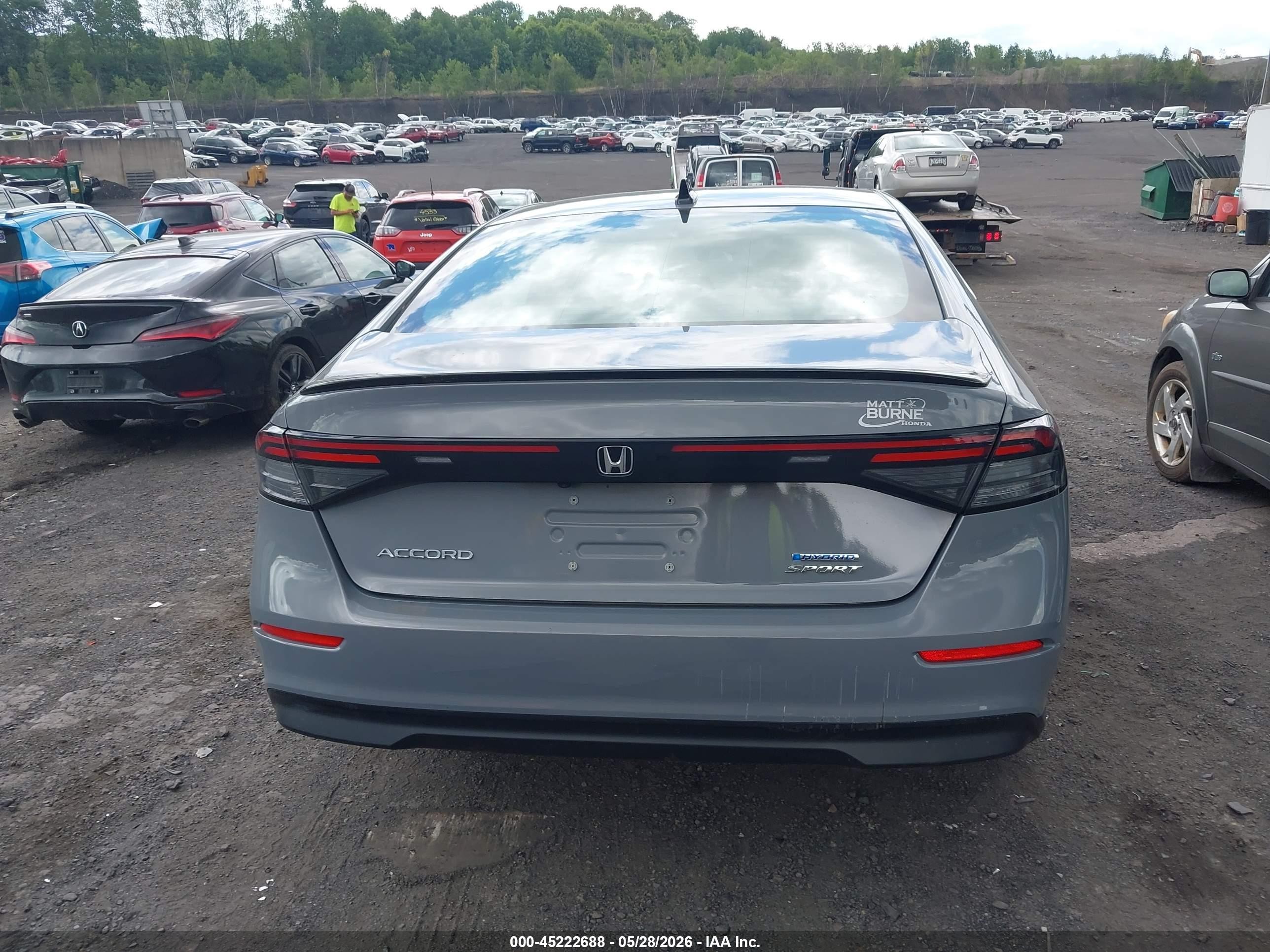 2023 Honda Accord Hybrid Sport Gray vin: 1HGCY2F55PA013515