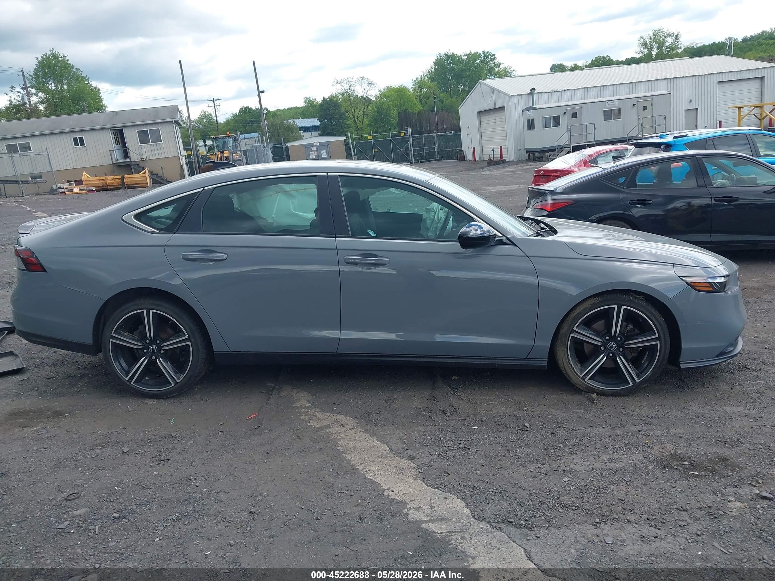 2023 Honda Accord Hybrid Sport Gray vin: 1HGCY2F55PA013515