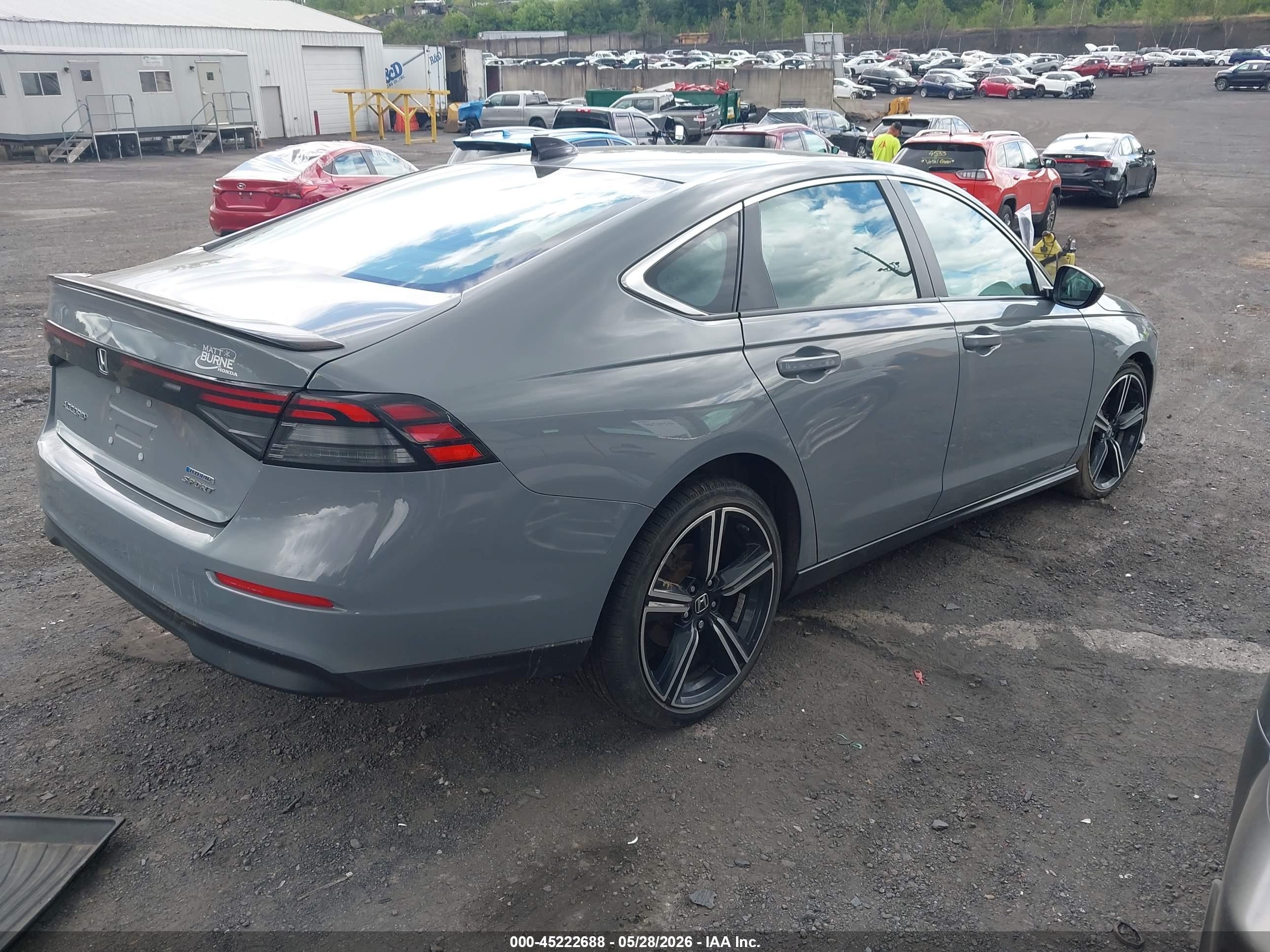2023 Honda Accord Hybrid Sport Gray vin: 1HGCY2F55PA013515