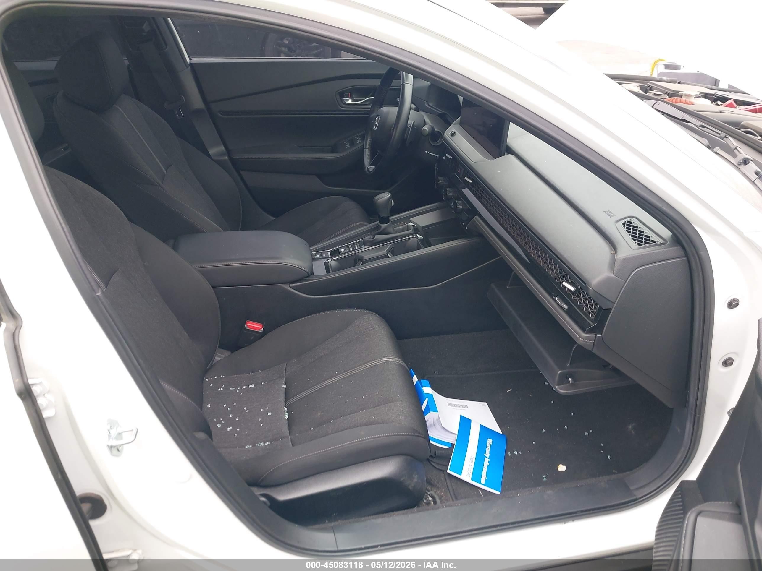 2025 Honda Accord Hybrid Sport White vin: 1HGCY2F55SA014009