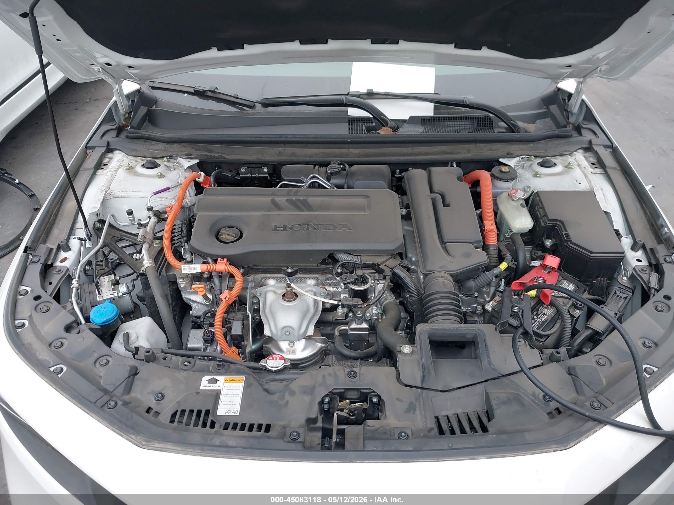 2025 Honda Accord Hybrid Sport White vin: 1HGCY2F55SA014009